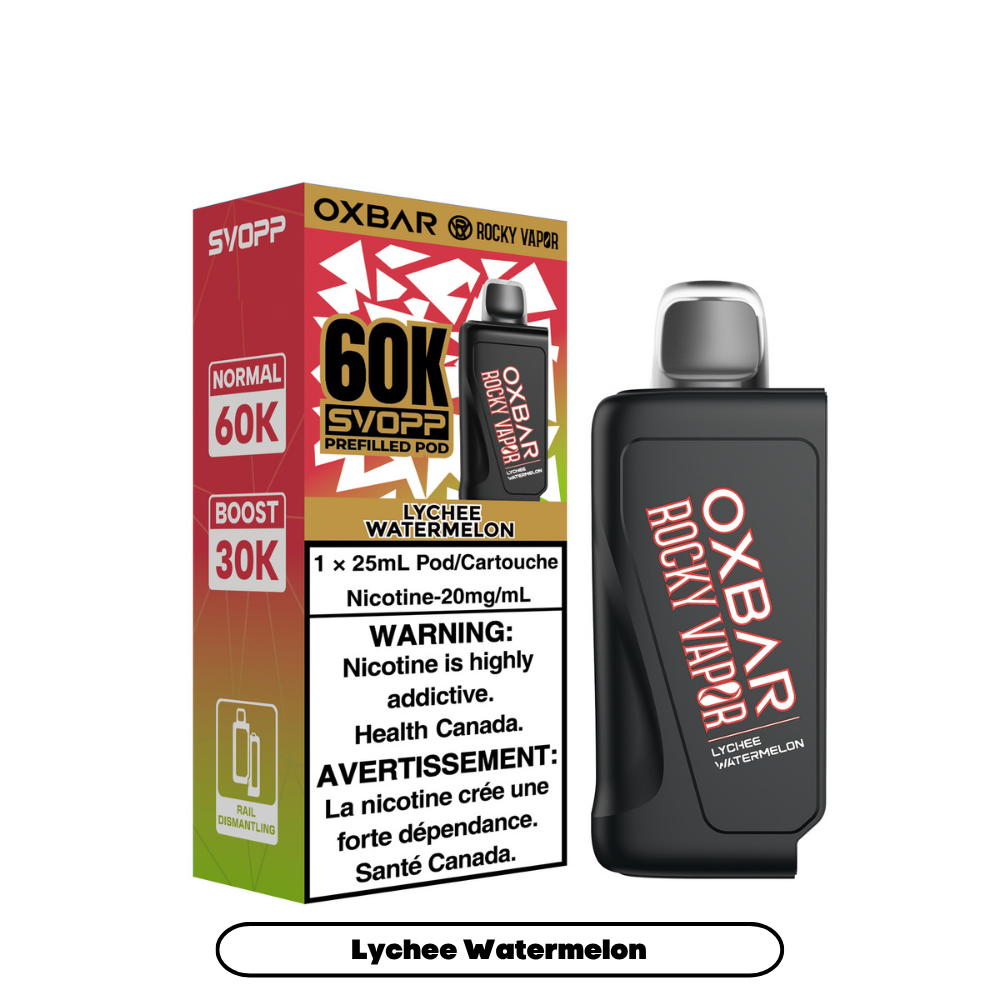 LYCHEE WATERMELON - OXBAR SVOPP 60K POD SYSTEM (SVOPP DEVICE REQUIRED)