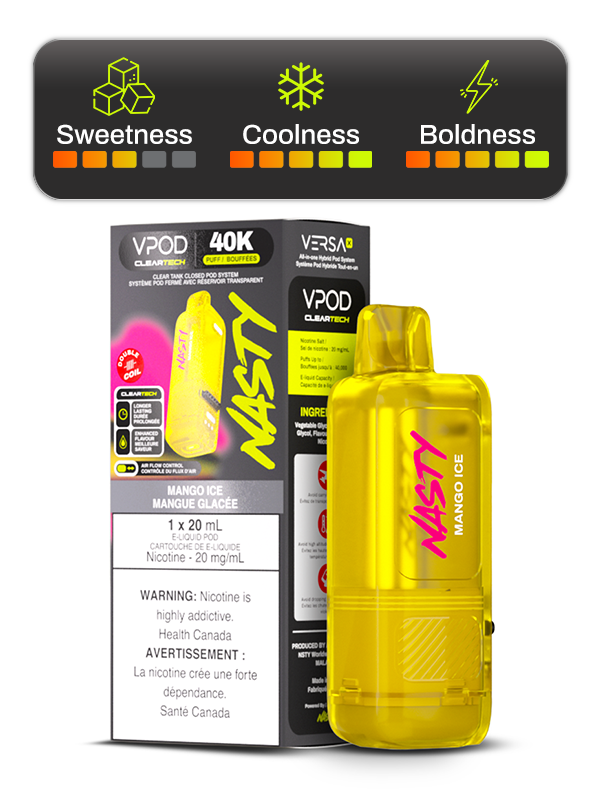 MANGO ICE VPOD - VERSA X BY NASTY (20mL) *VERSA X DEVICE REQUIRED*