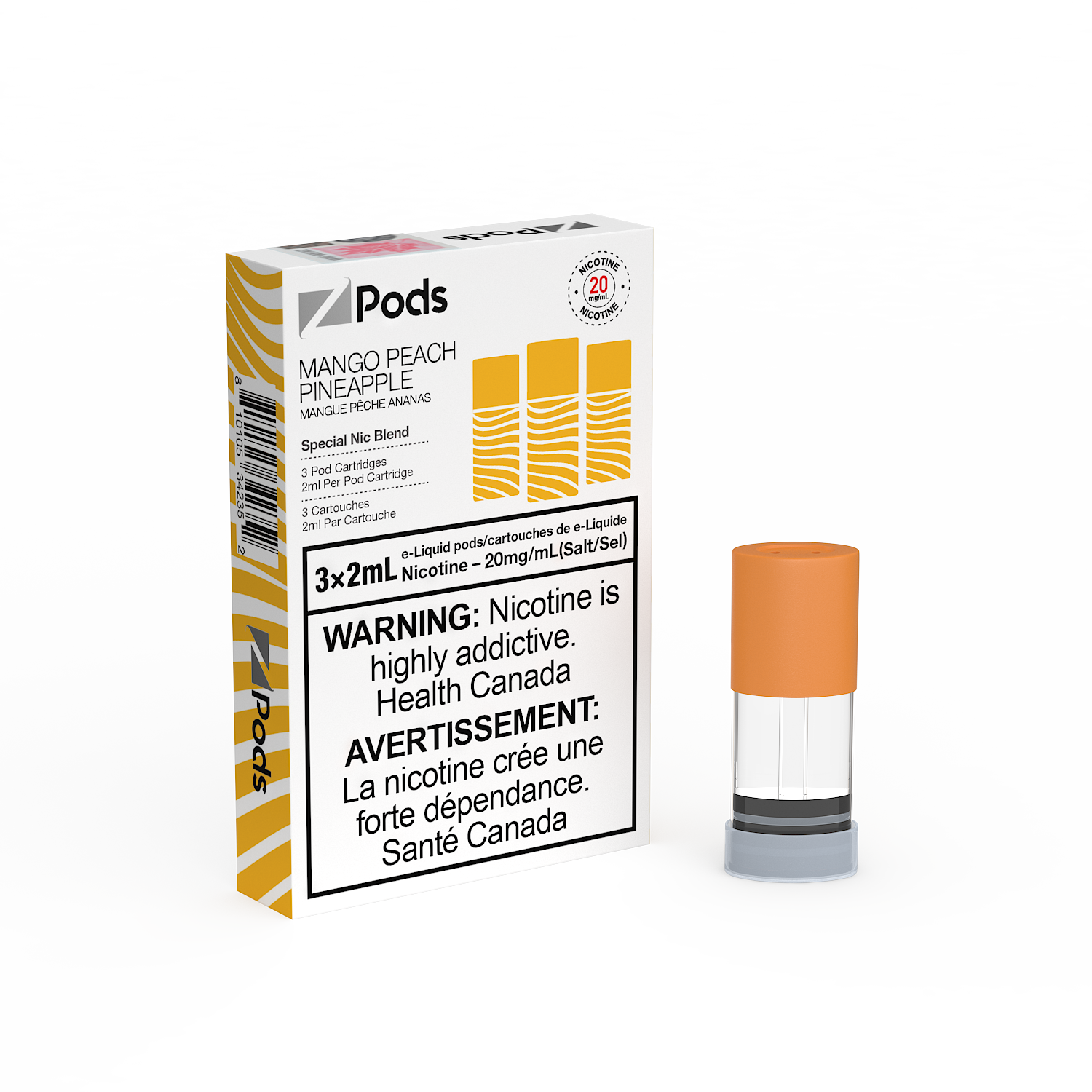 Z-PODS: MANGO PEACH PINEAPPLE (ONTARIO)