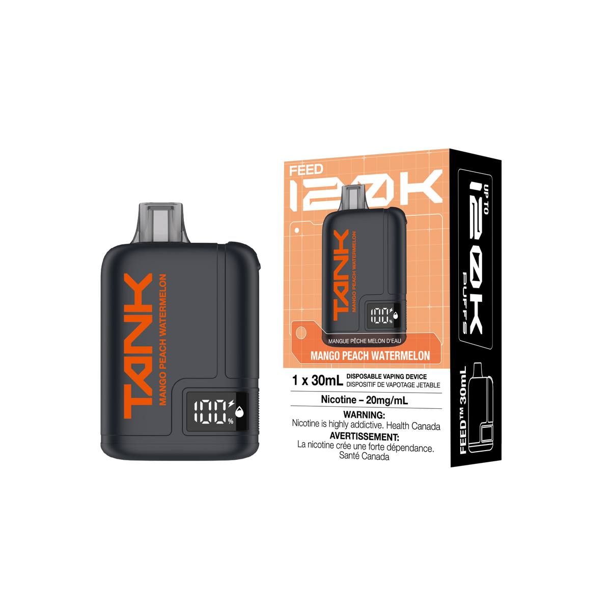 MANGO PEACH WATERMELON - FEED TANK 120K (30mL)
