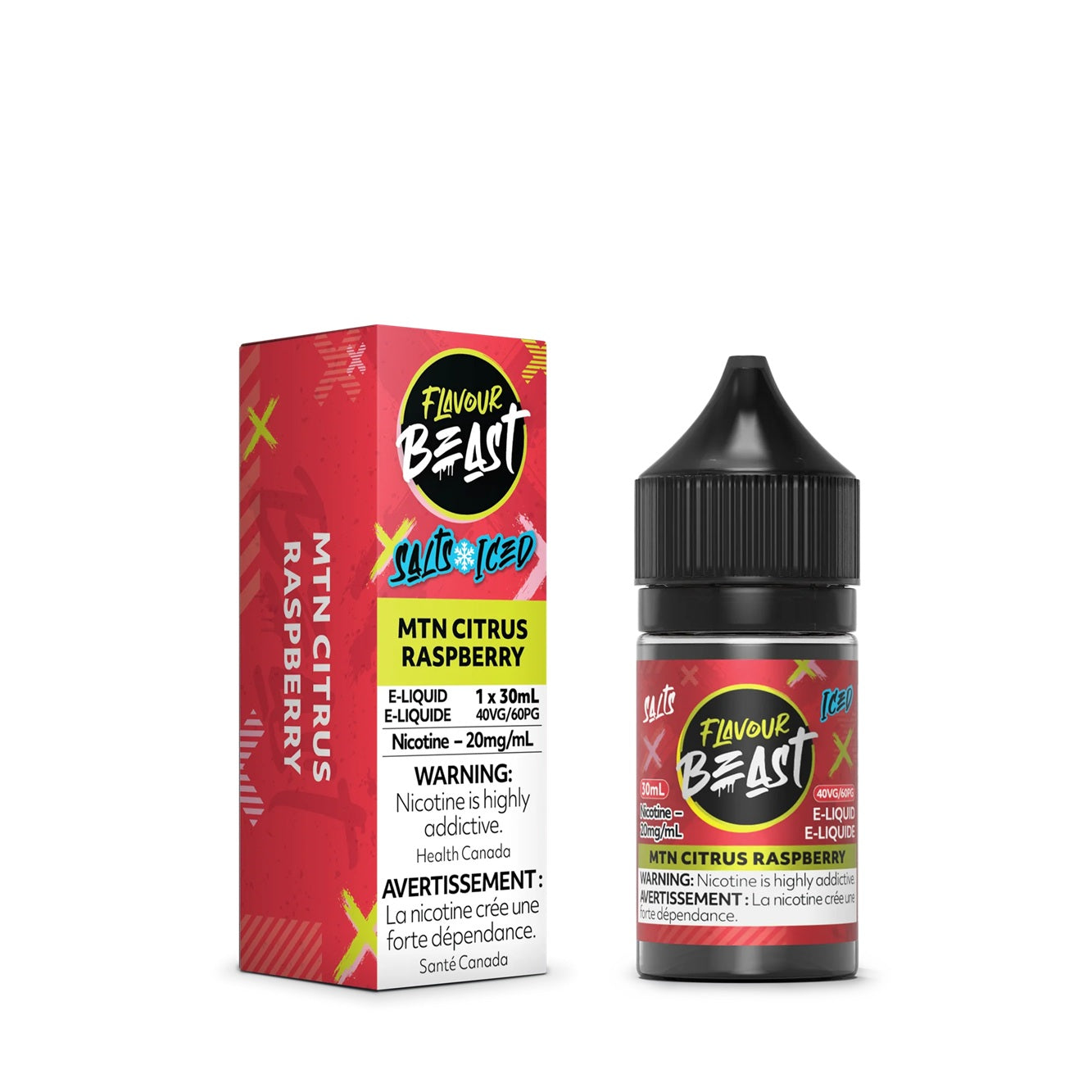 MTN CITRUS RASPBERRY - FLAVOUR BEAST E LIQUID (30mL)
