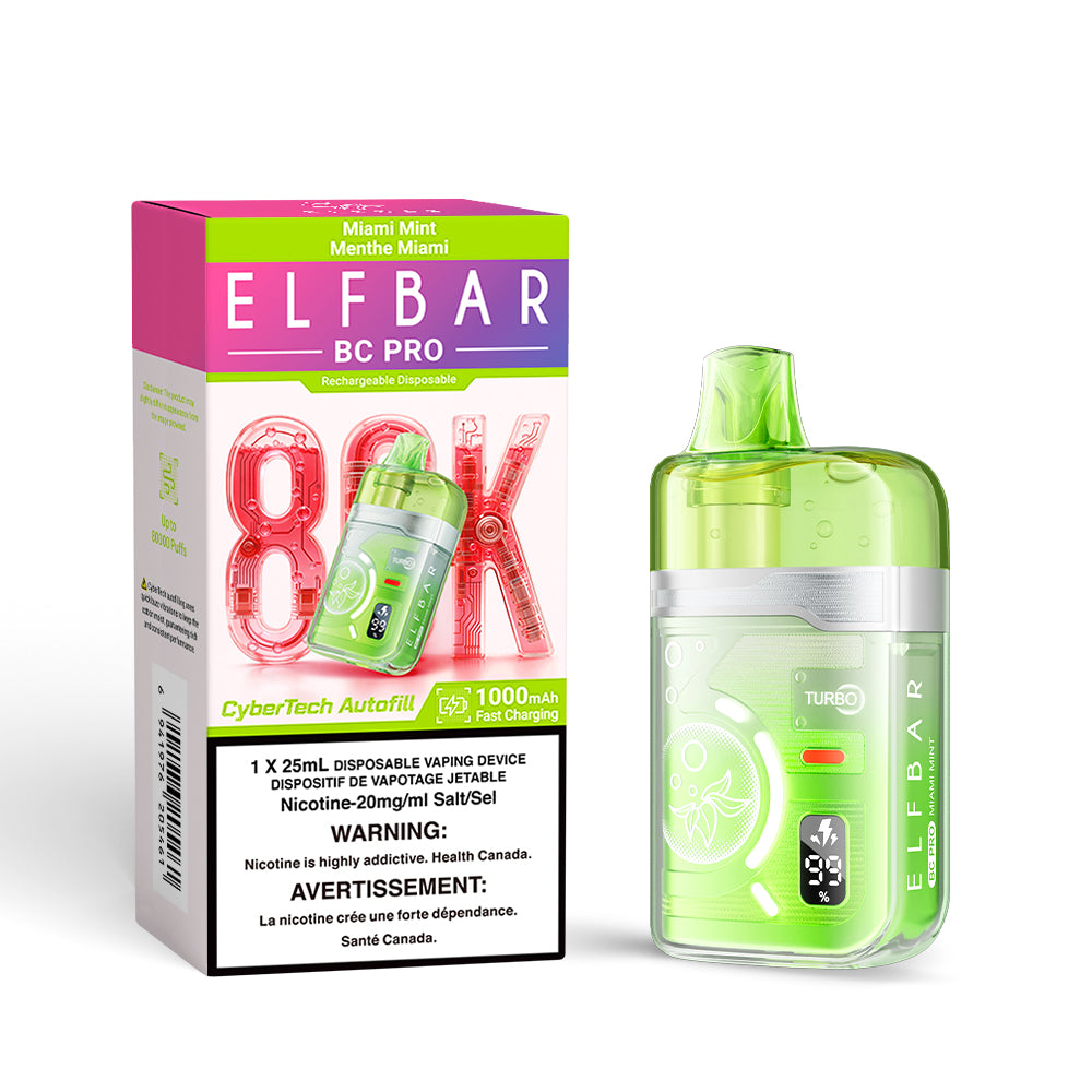 MIAMI MINT - ELFBAR BC PRO 80K (25ML)