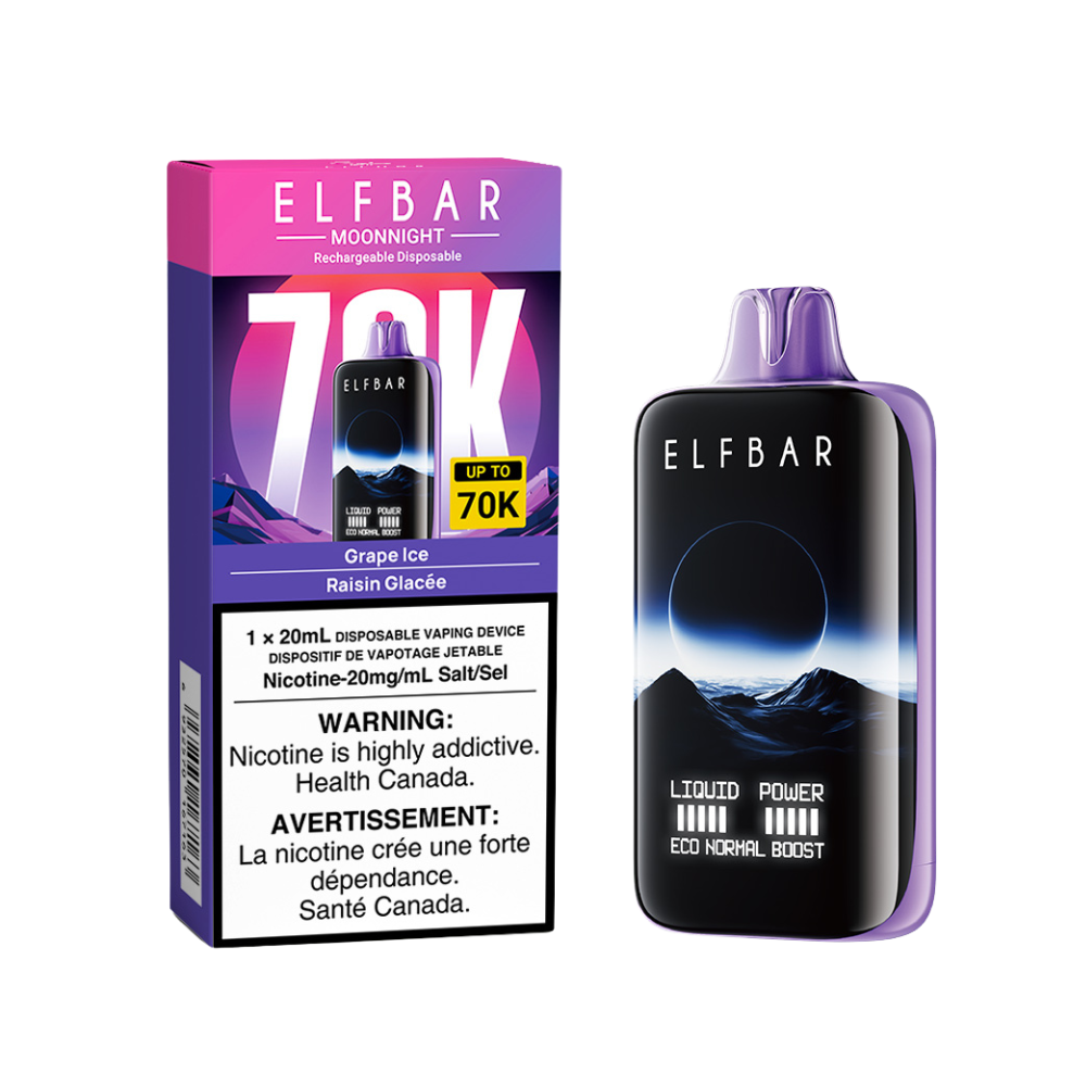 GRAPE ICE - ELFBAR MOONNIGHT 70K (20mL)