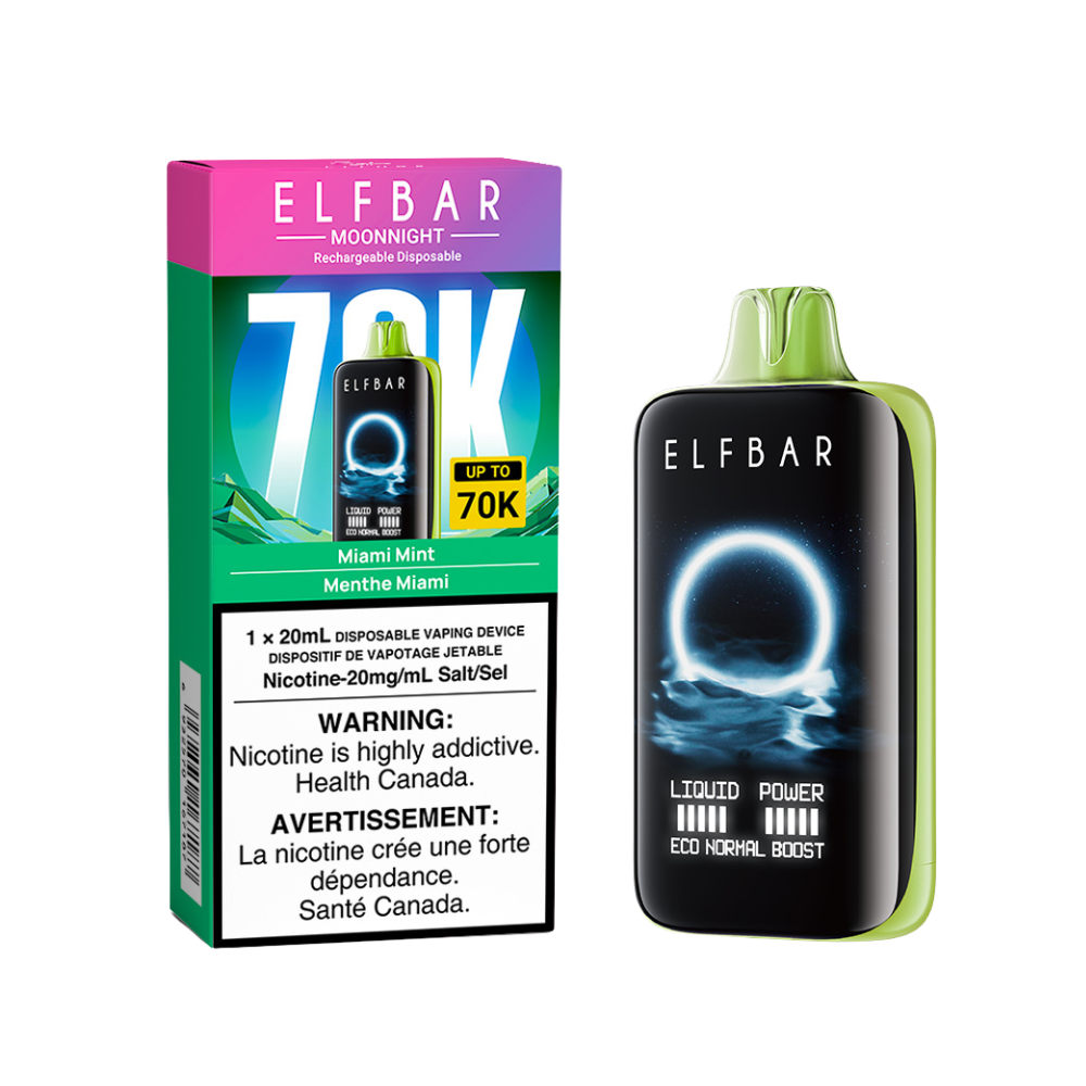MIAMI MINT - ELFBAR MOONNIGHT 70K (20mL)