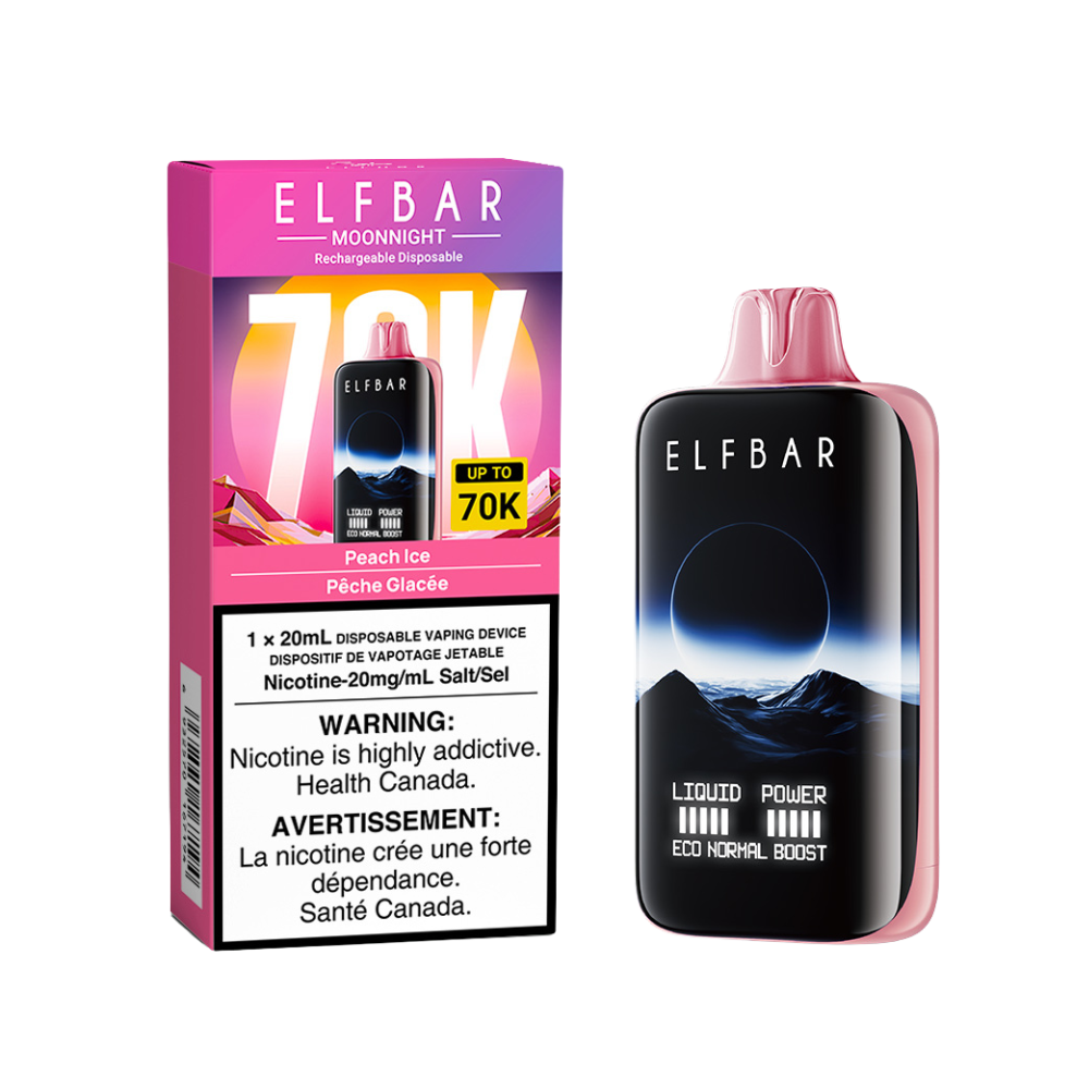 PEACH ICE - ELFBAR MOONNIGHT 70K (20mL)