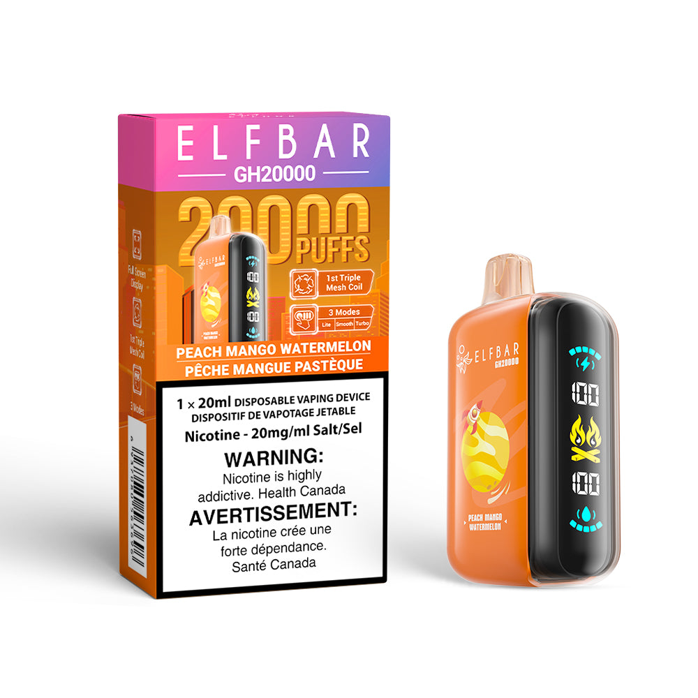 PEACH MANGO WATERMELON - ELFBAR GH20000 (20mL)