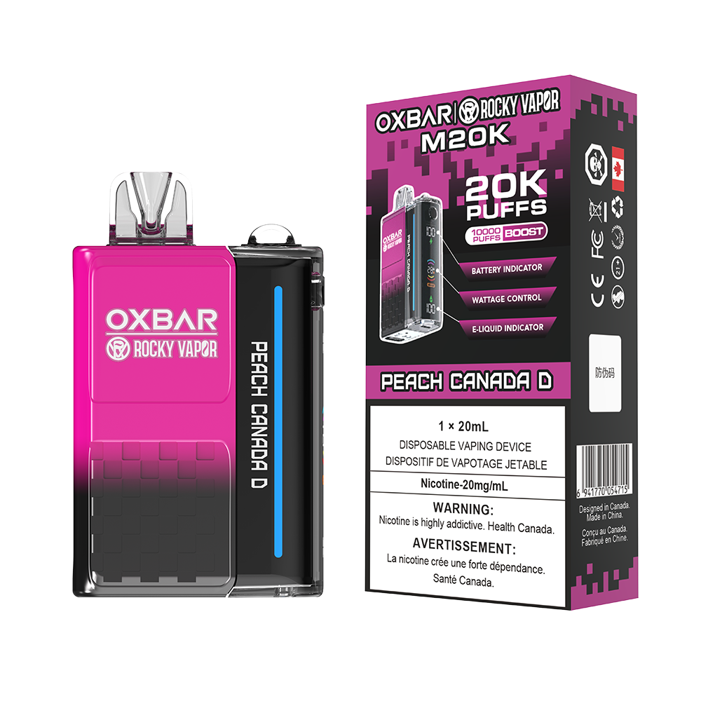 PEACH CANADA D - OXBAR M20K BY ROCKY VAPOR