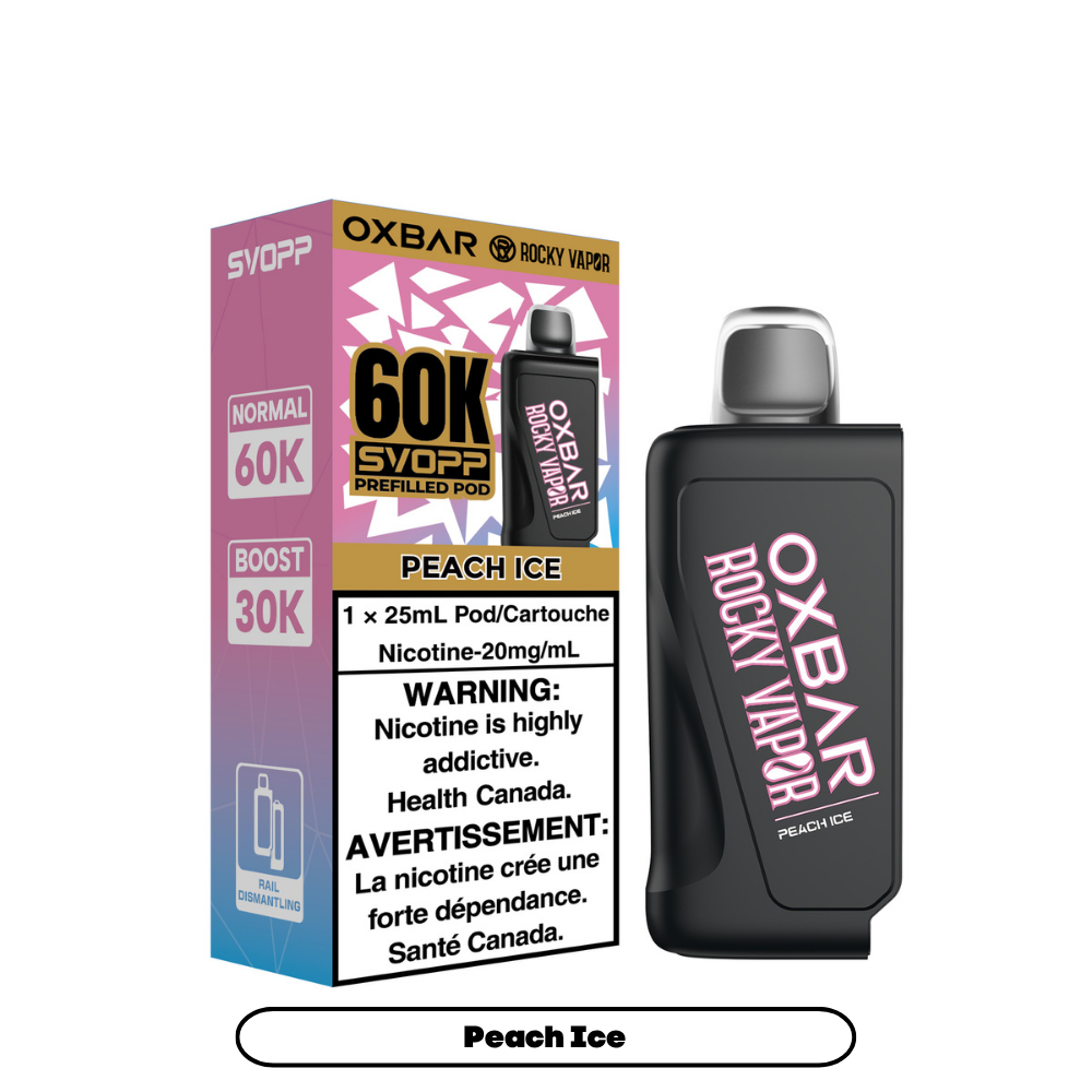 PEACH ICE - OXBAR SVOPP 60K POD SYSTEM (SVOPP DEVICE REQUIRED)