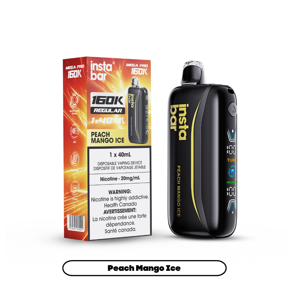 PEACH MANGO ICE - INSTA BAR MEGA PRO 160K (40mL)