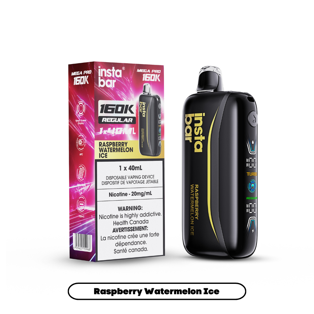 RASPBERRY WATERMELON ICE - INSTA BAR MEGA PRO 160K (40mL)