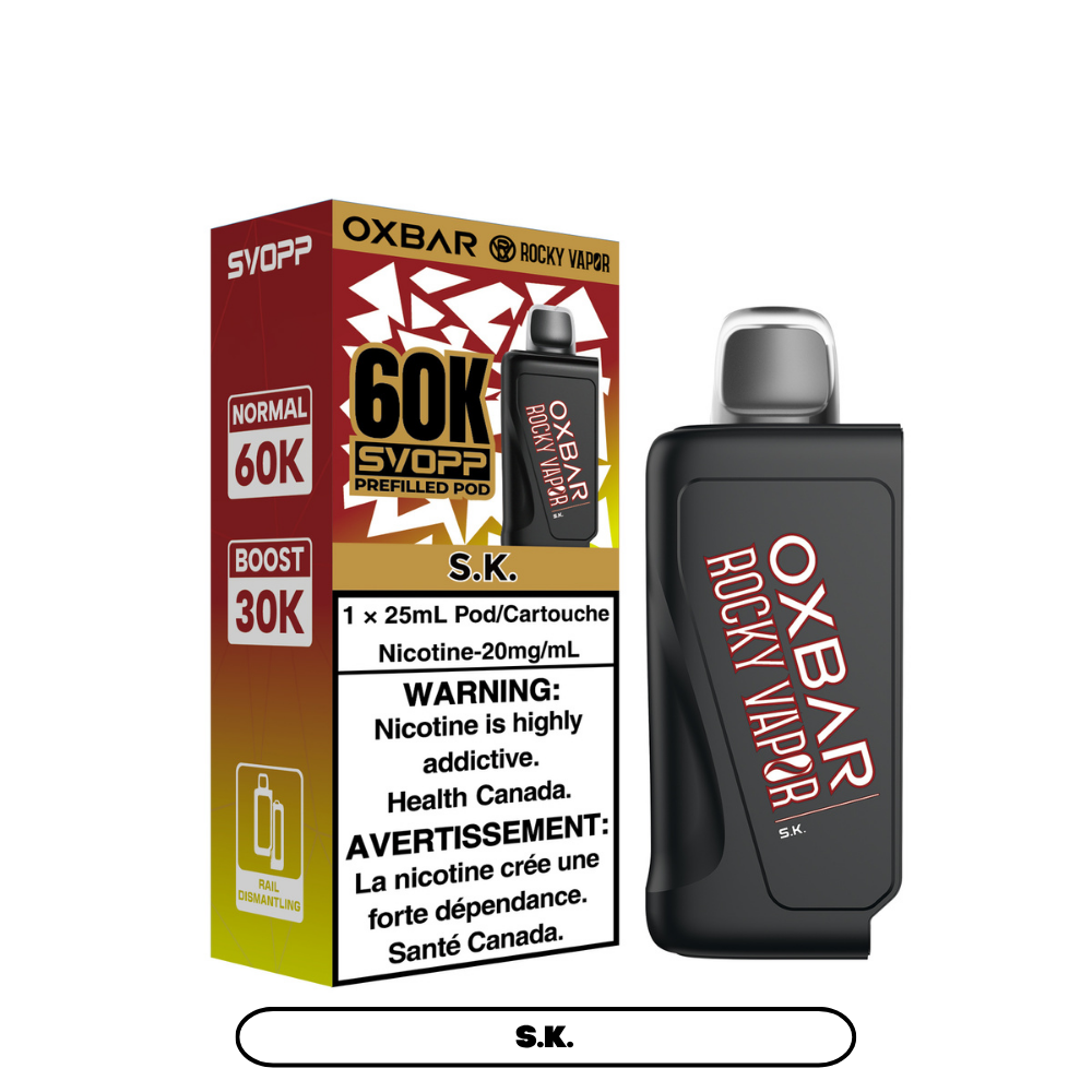 S.K. - OXBAR SVOPP 60K POD SYSTEM (SVOPP DEVICE REQUIRED)
