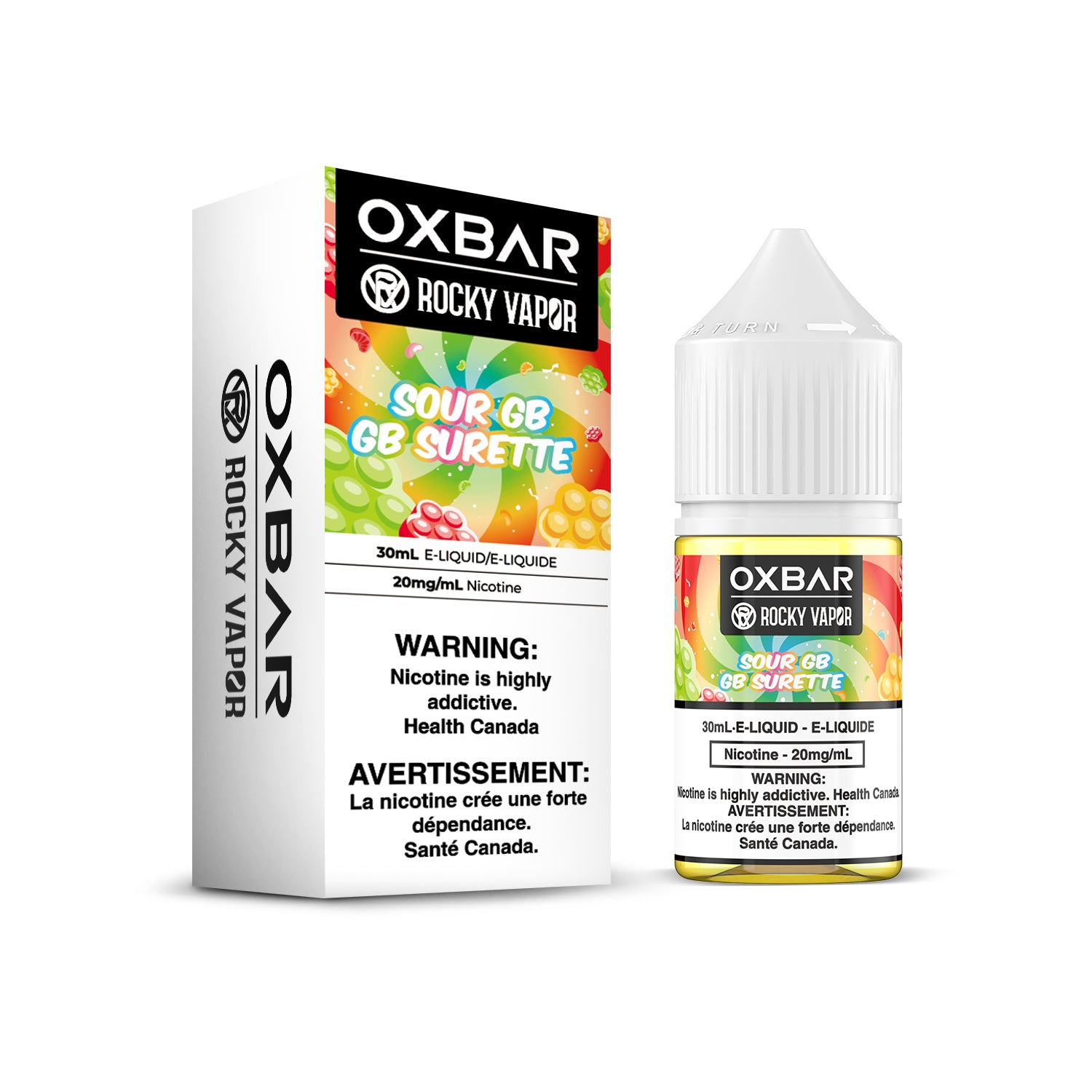 SOUR GB - OXBAR E LIQUID (30mL)