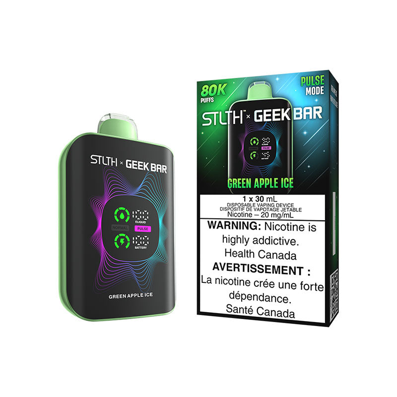 GREEN APPLE ICE - STLTH X GEEK BAR DISPOSABLE (30mL)