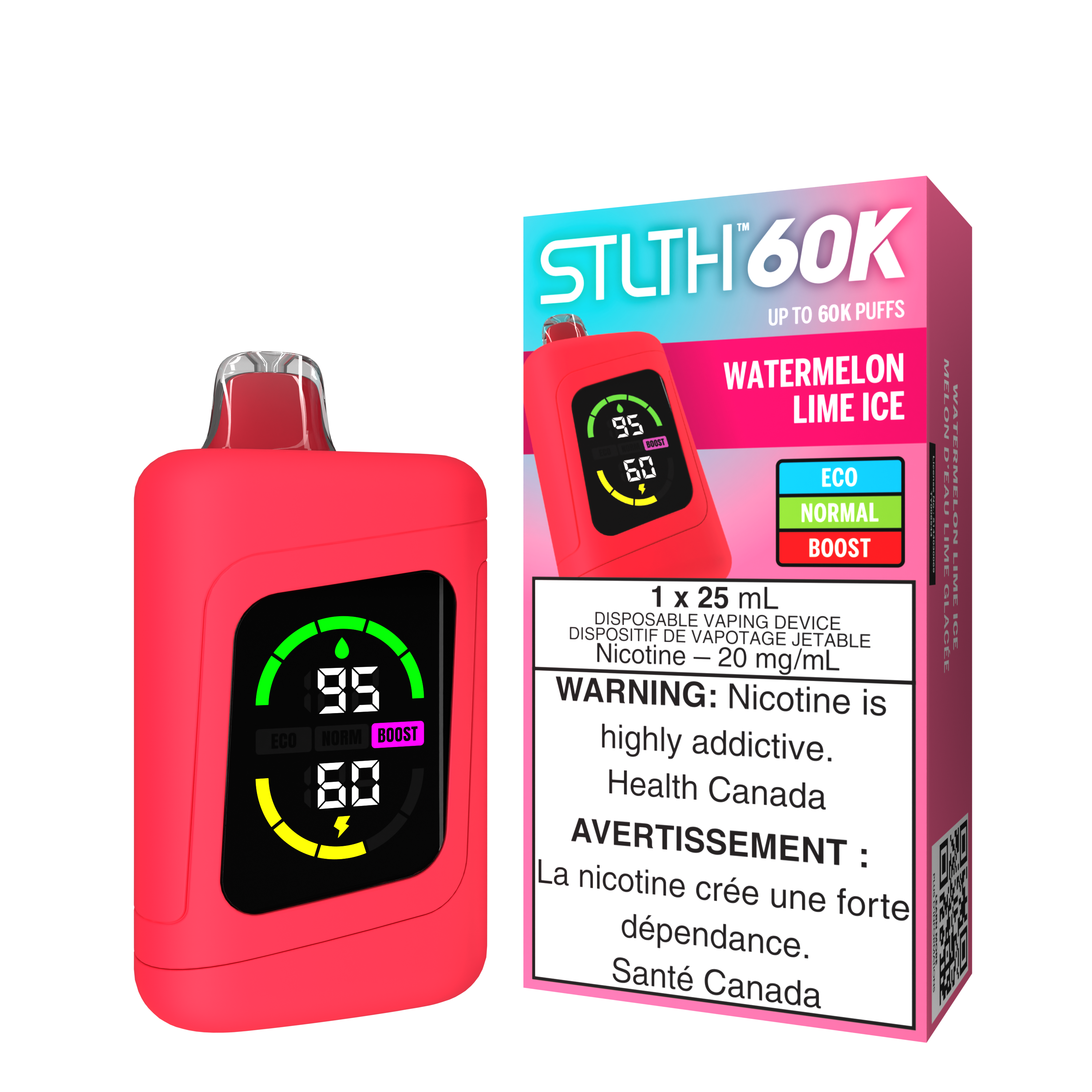 WATERMELON LIME ICE - STLTH 60K DISPOSABLE