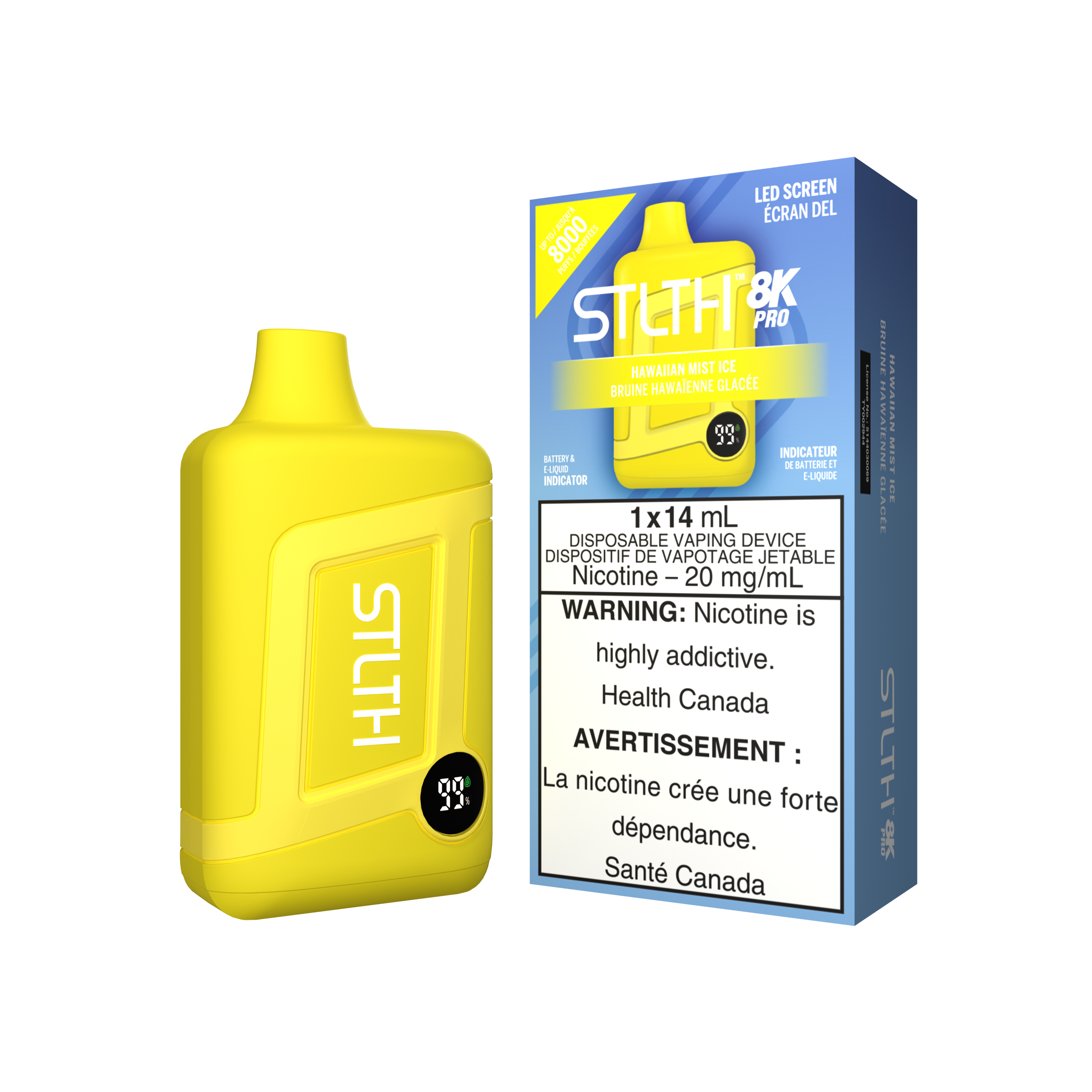STLTH BOX 8K PRO DISPOSABLE - HAWAIIAN MIST ICE