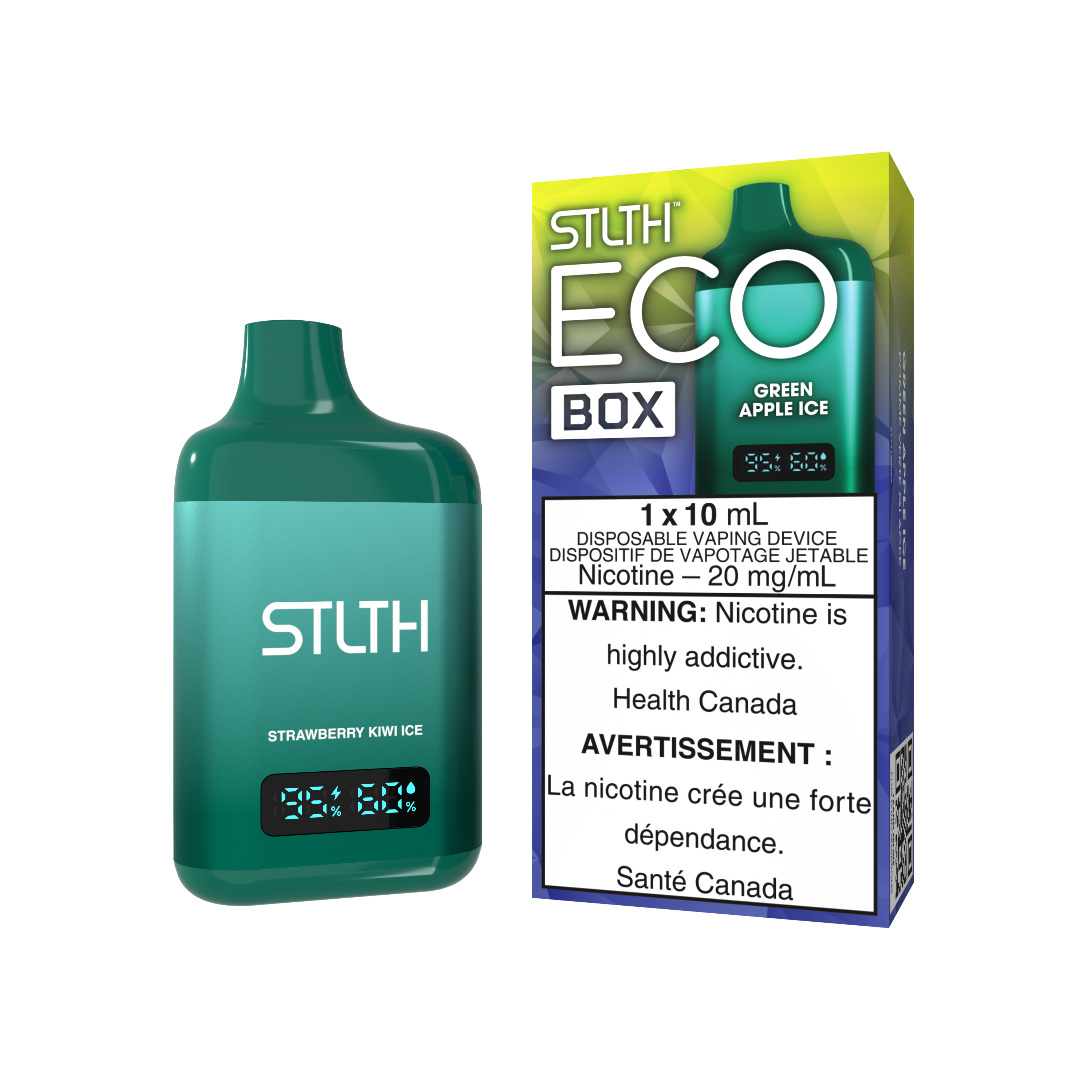 GREEN APPLE ICE - STLTH ECO BOX DISPOSABLE