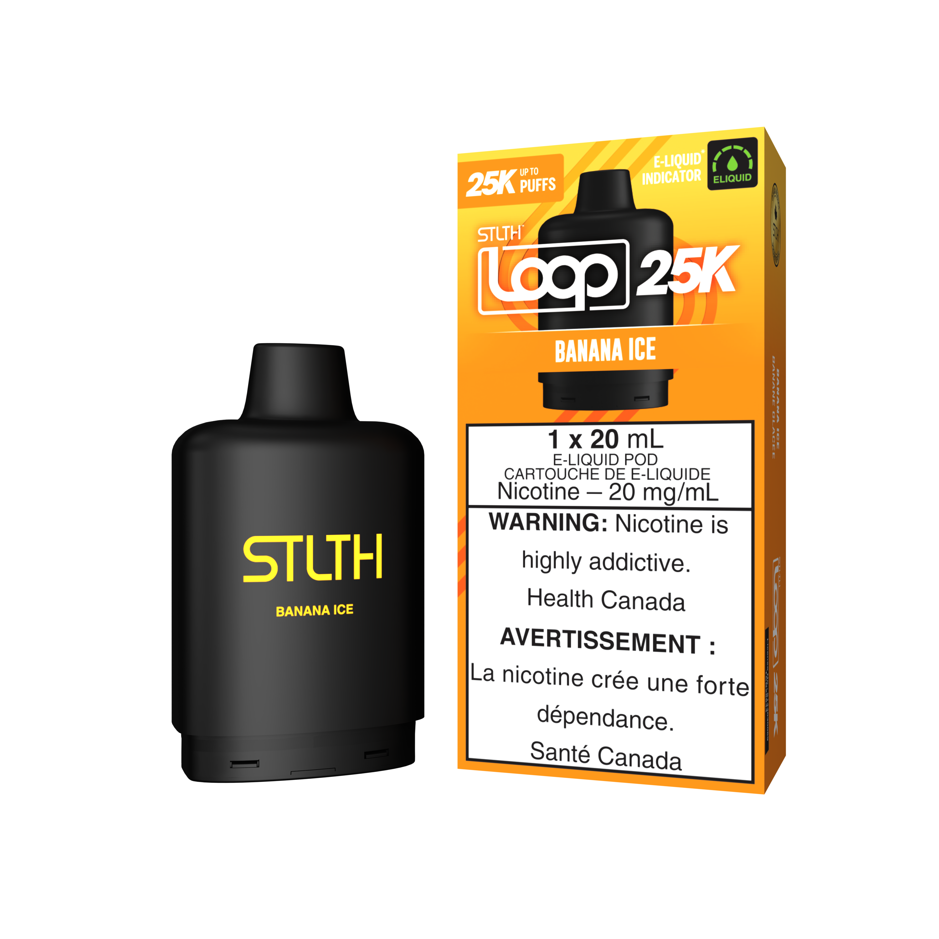 BANANA ICE - STLTH LOOP 25K (20mL)