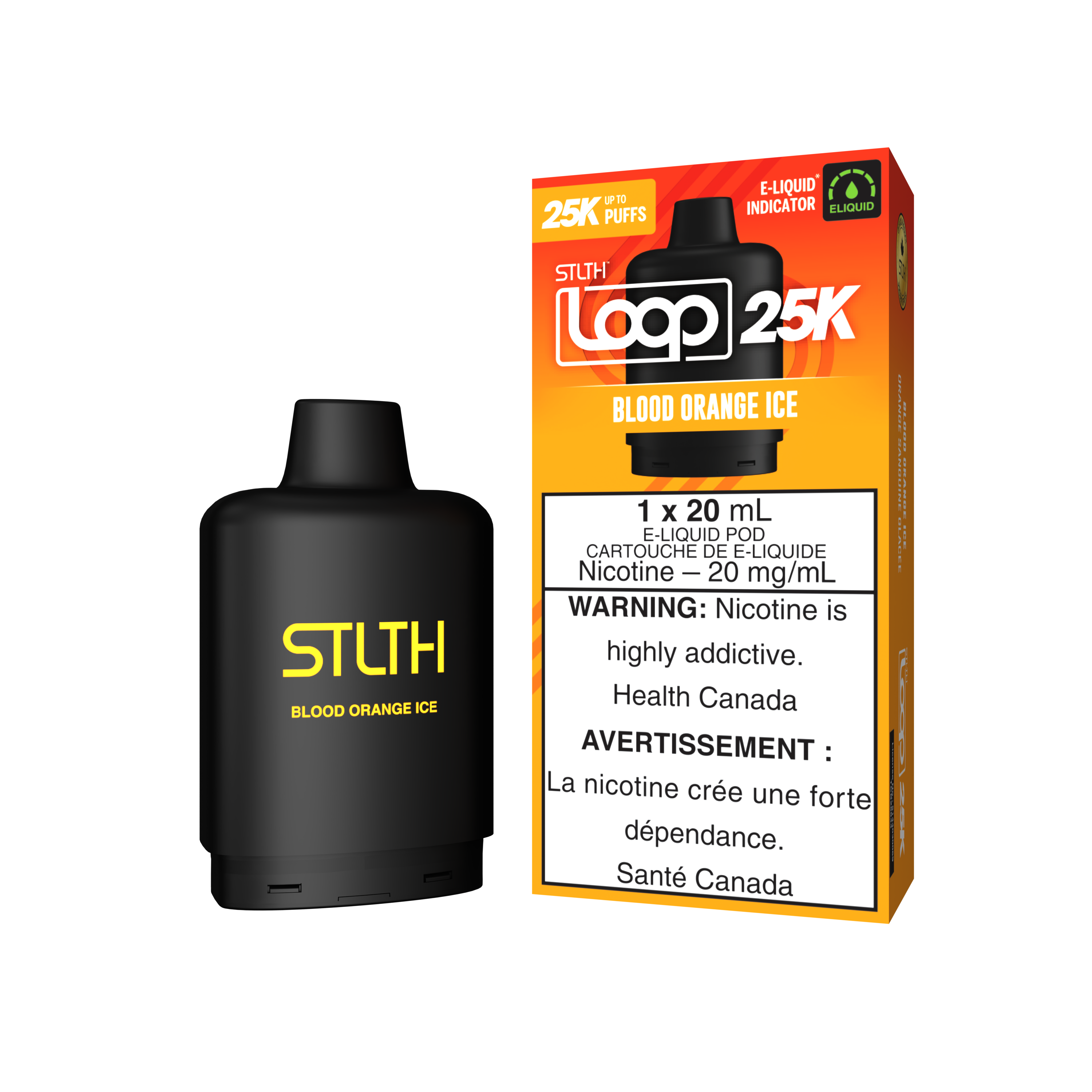 BLOOD ORANGE ICE - STLTH LOOP 25K (20mL)