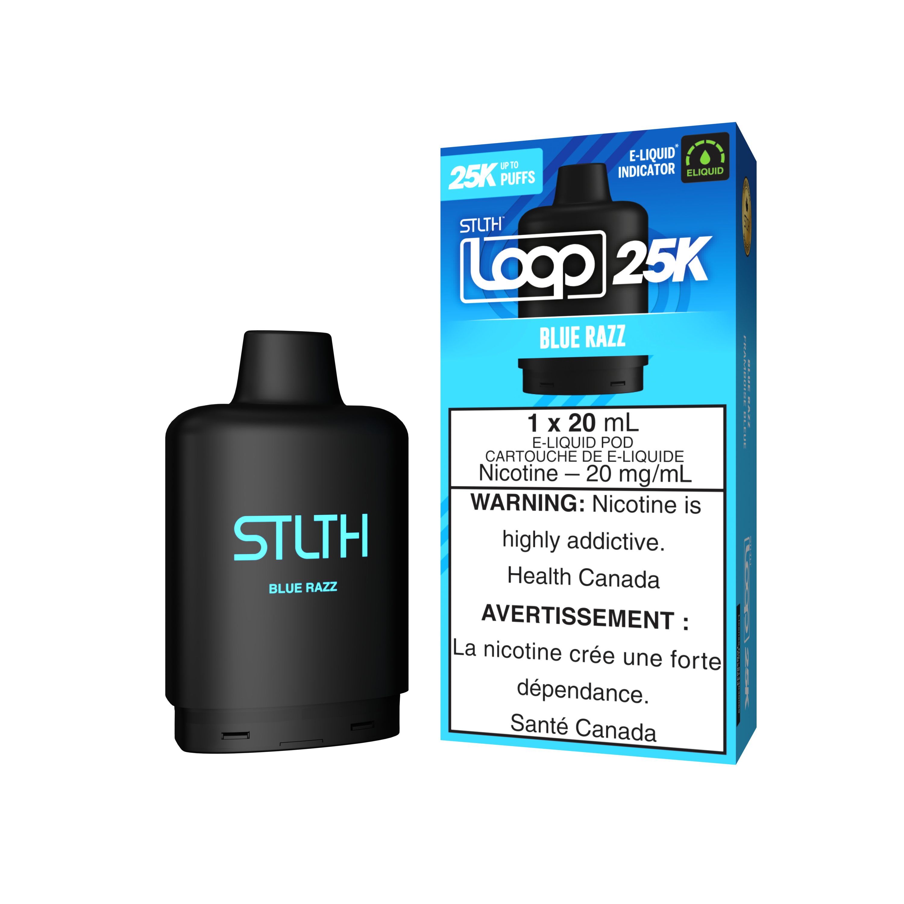BLUE RAZZ - STLTH LOOP 25K (20mL)