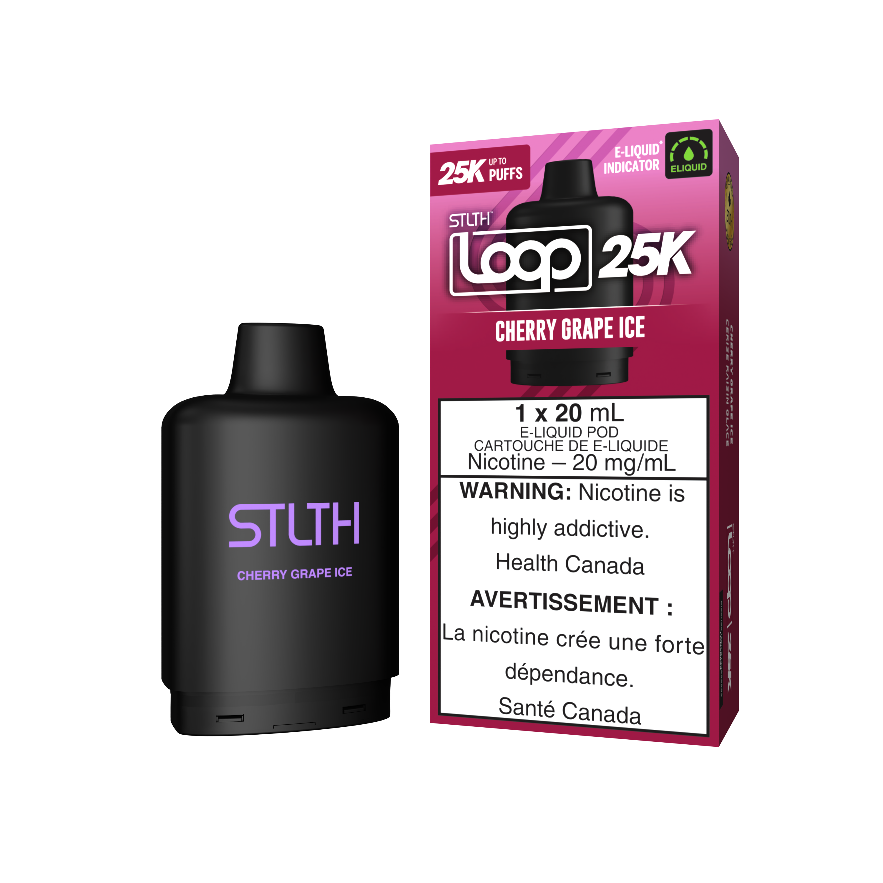 CHERRY GRAPE ICE - STLTH LOOP 25K (20mL)