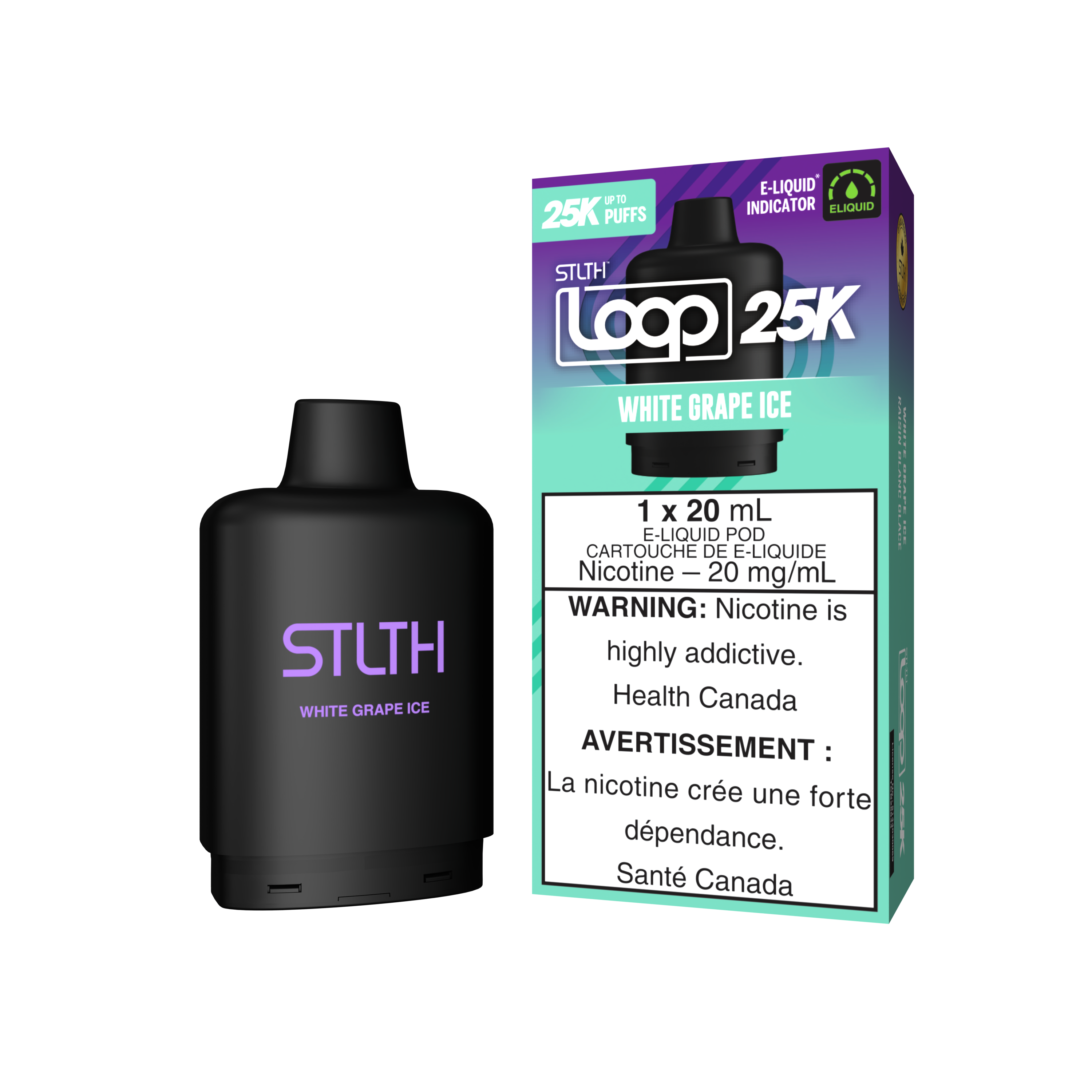WHITE GRAPE ICE - STLTH LOOP 25K (20mL)