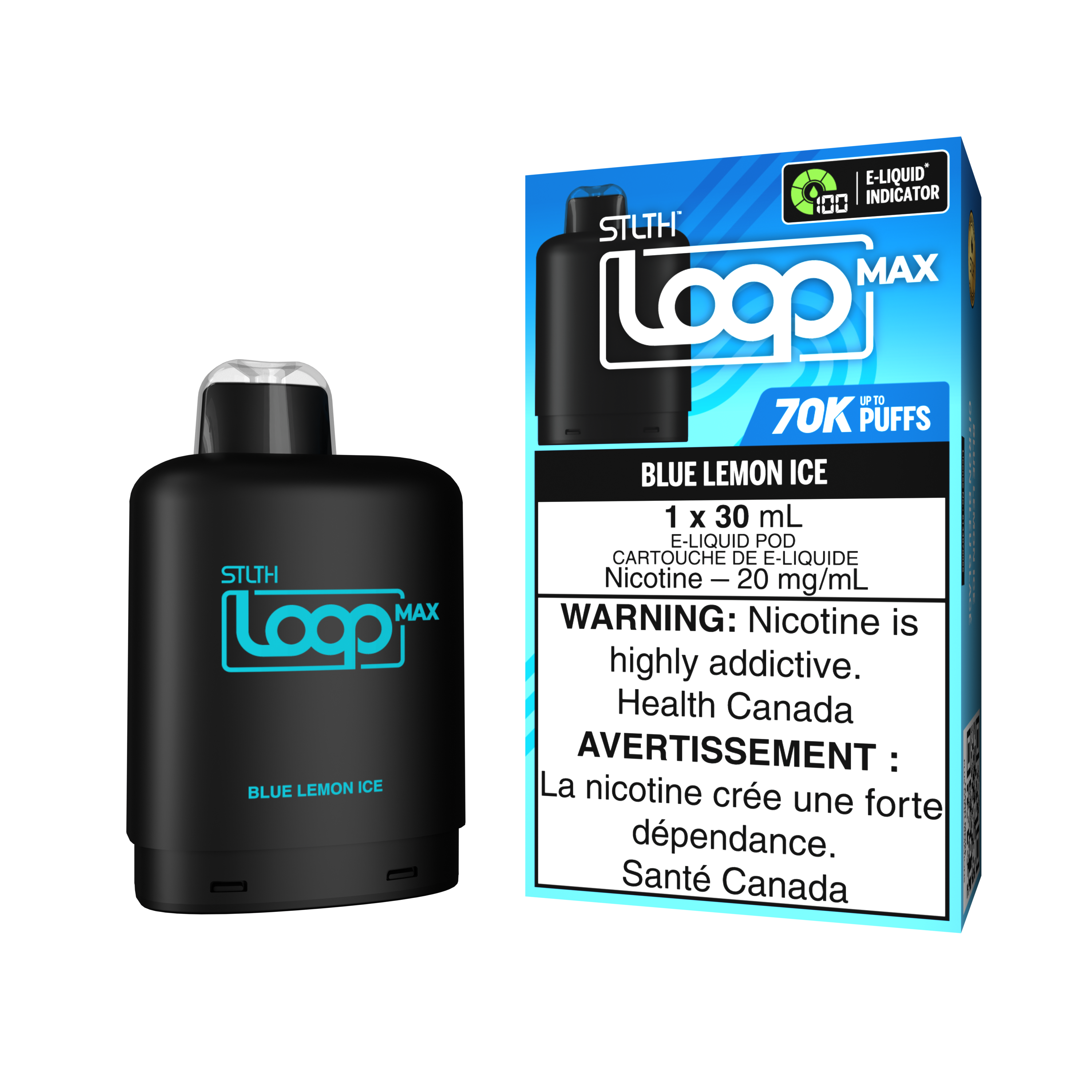 BLUE LEMON ICE - STLTH LOOP MAX (30mL)