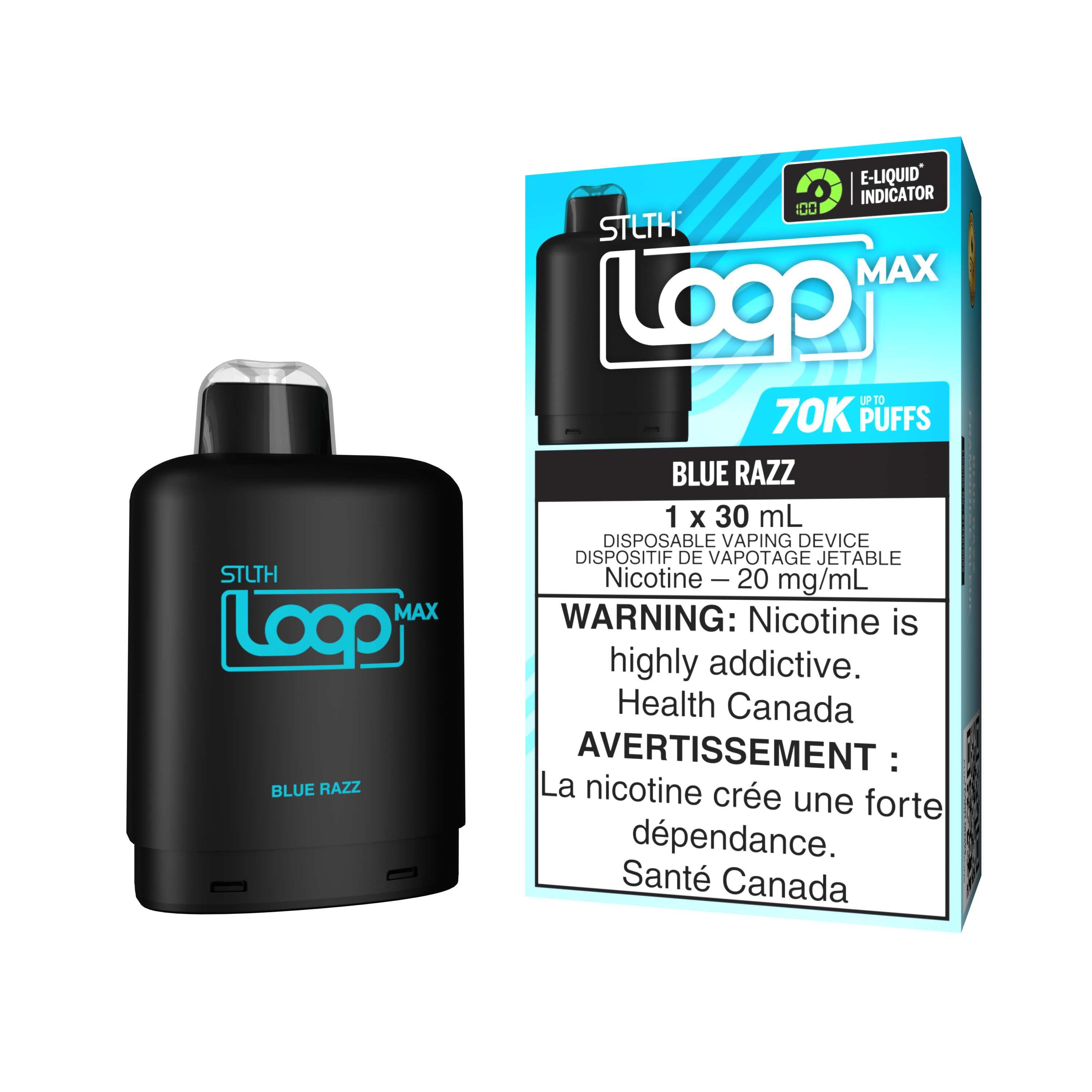 BLUE RAZZ - STLTH LOOP MAX (30mL)