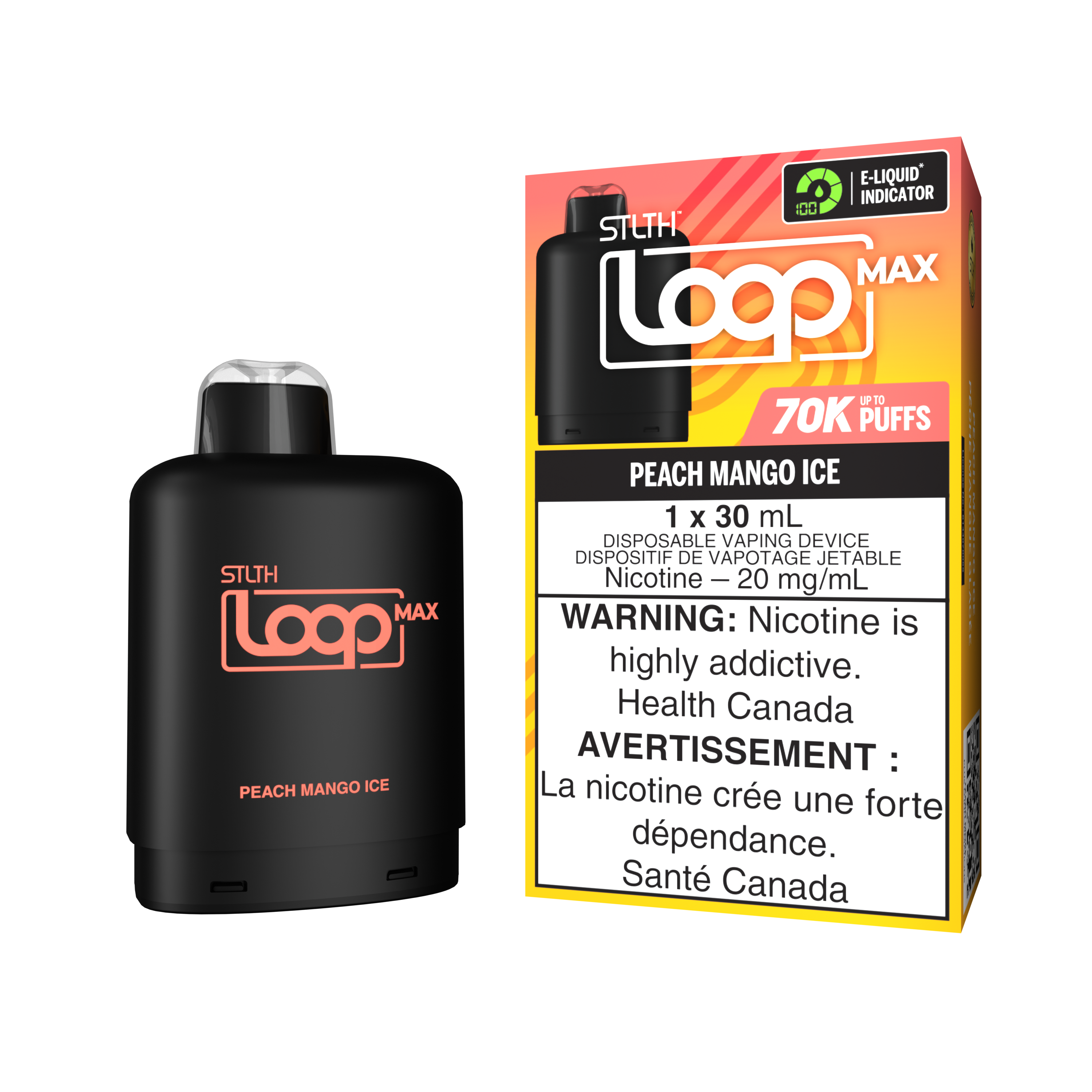PEACH MANGO ICE - STLTH LOOP MAX (30mL)