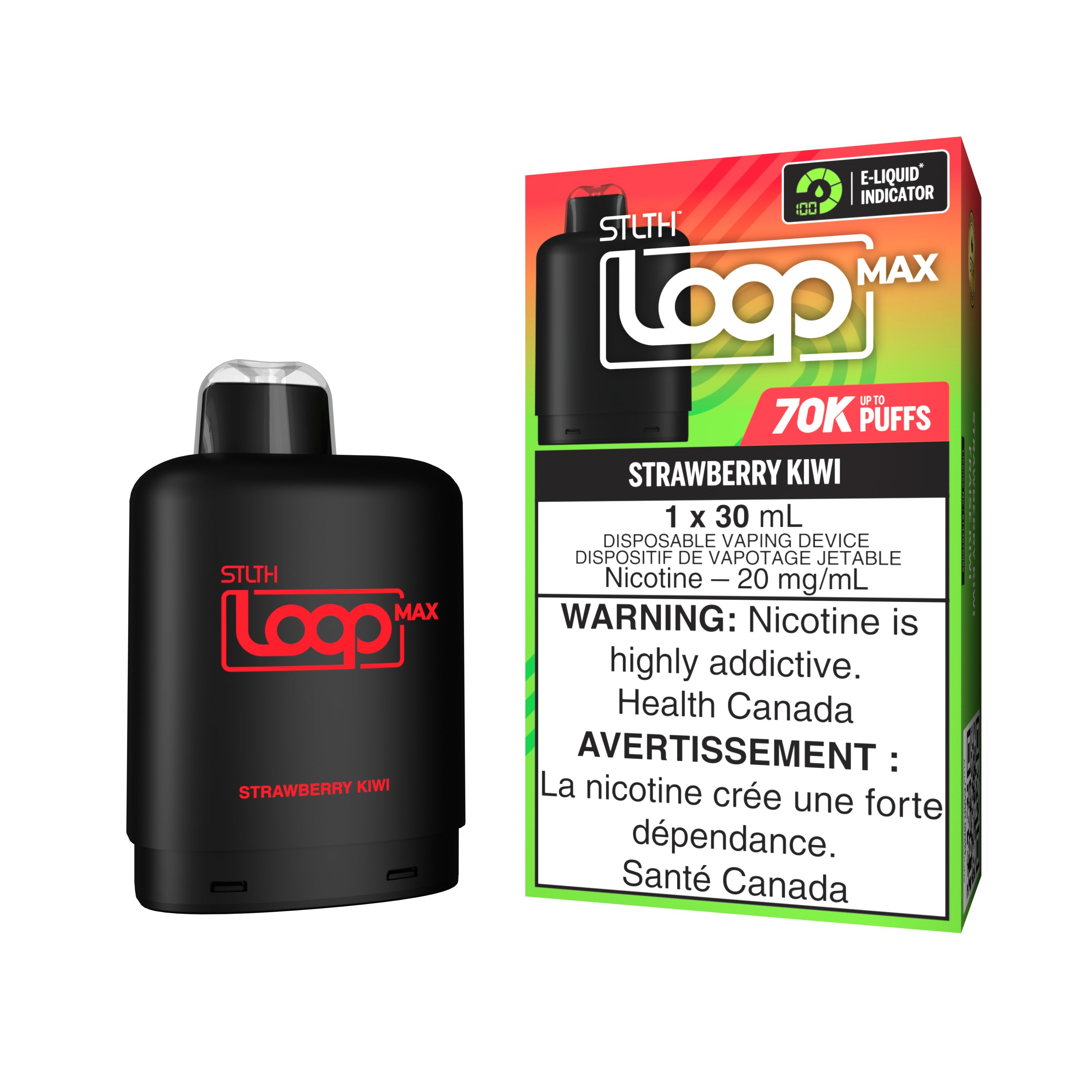 STRAWBERRY KIWI - STLTH LOOP MAX (30mL)