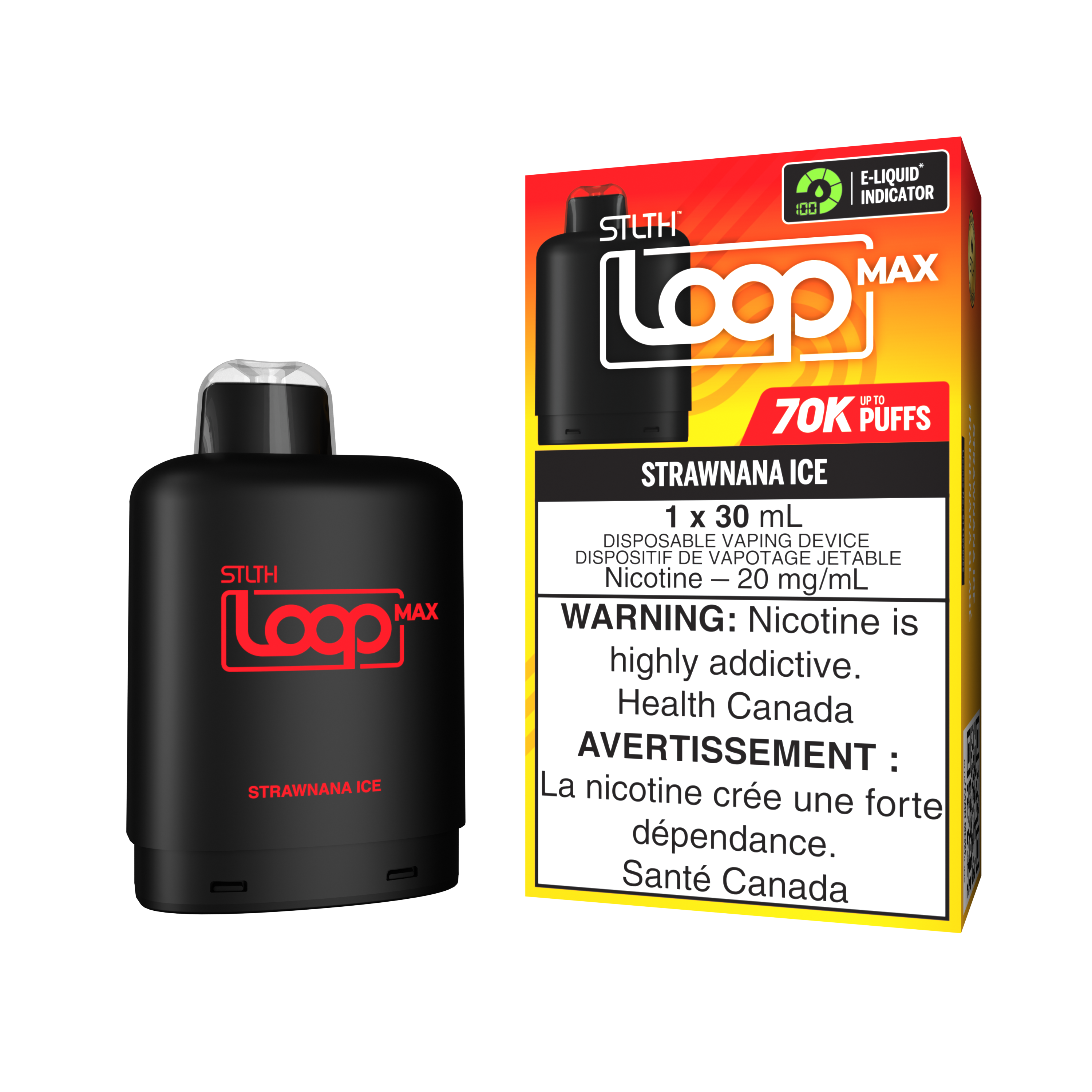 STRAWNANA ICE - STLTH LOOP MAX (30mL)