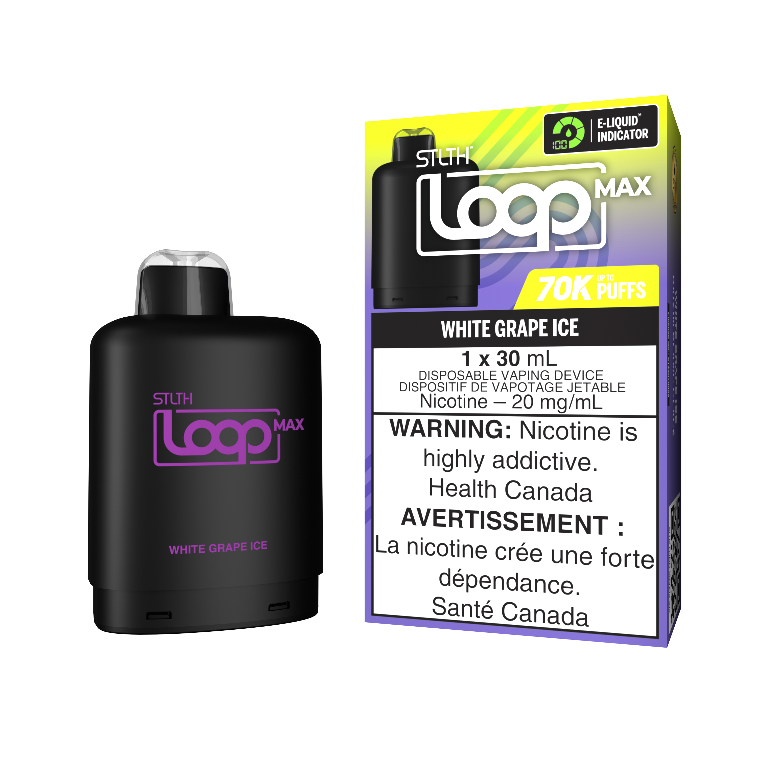 WHITE GRAPE ICE - STLTH LOOP MAX (30mL)