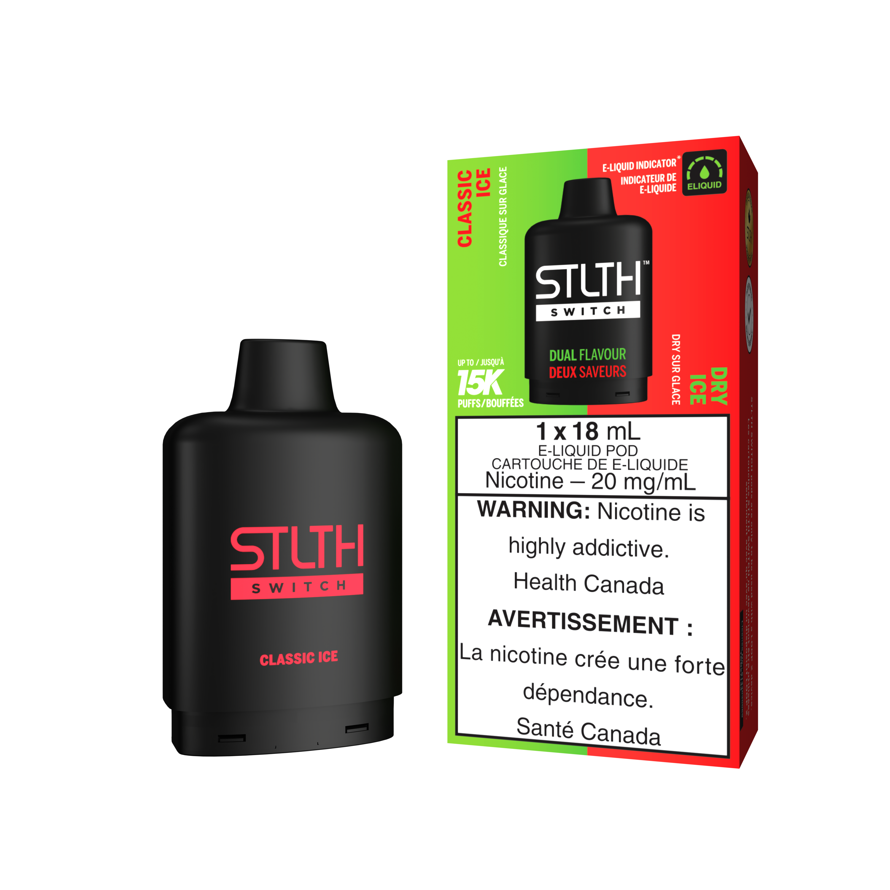 CLASSIC ICE & DRY ICE - STLTH SWITCH (18mL)