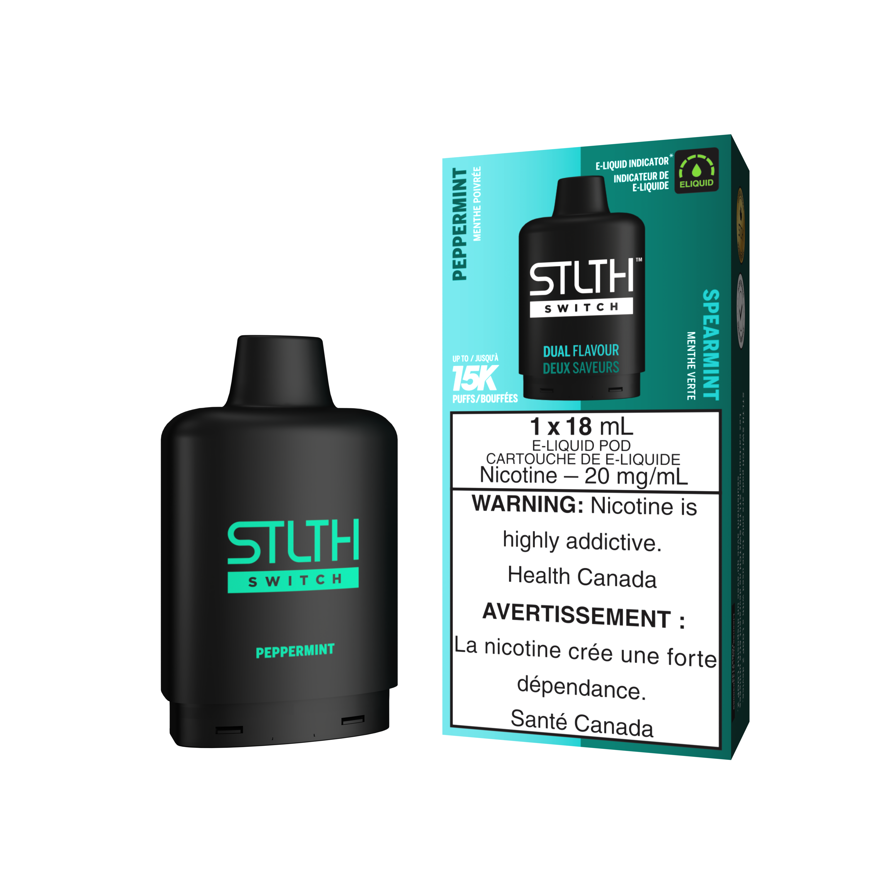PEPPERMINT & SPEARMINT - STLTH SWITCH (18mL)