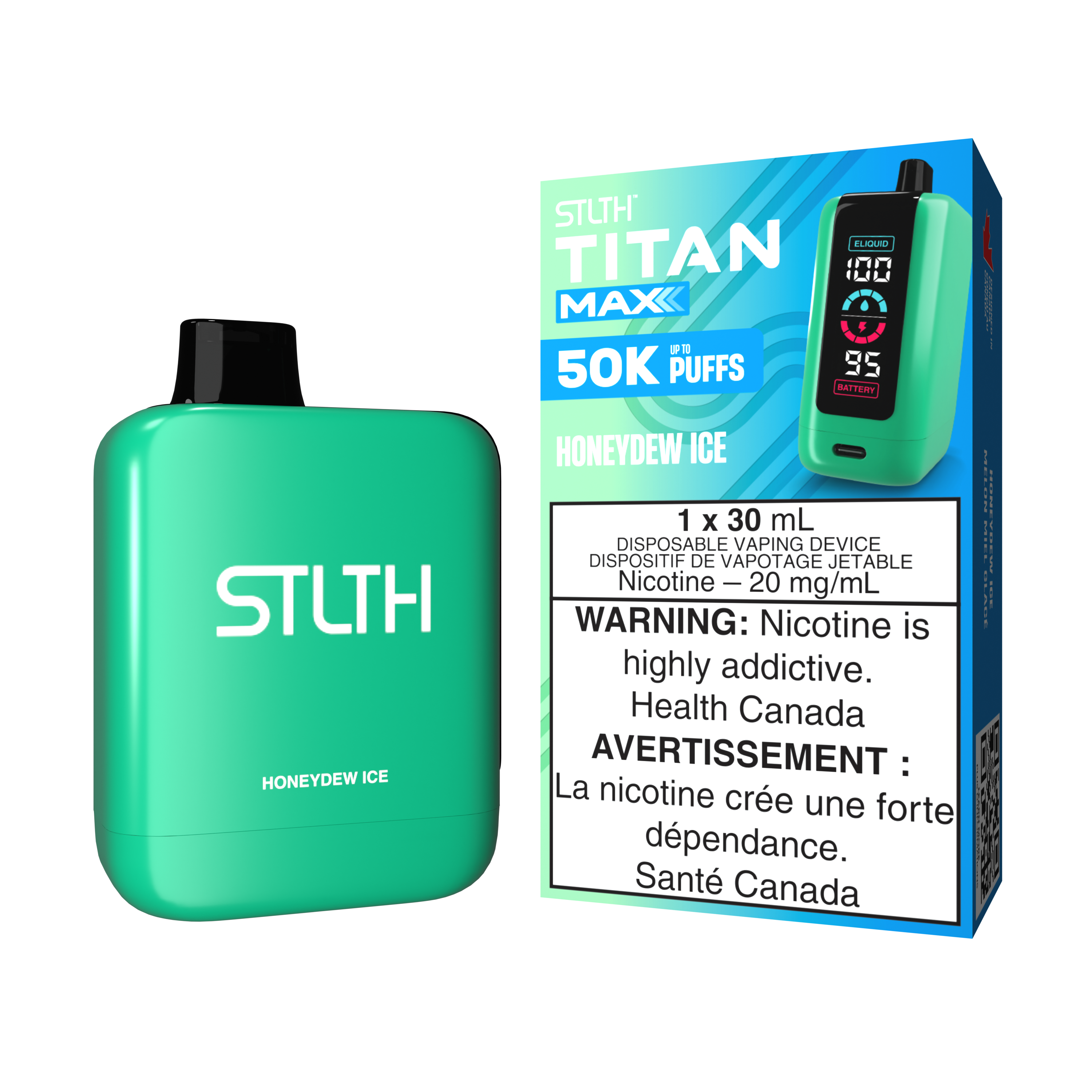HONEYDEW ICE - STLTH TITAN MAX DISPOSABLE (30mL)