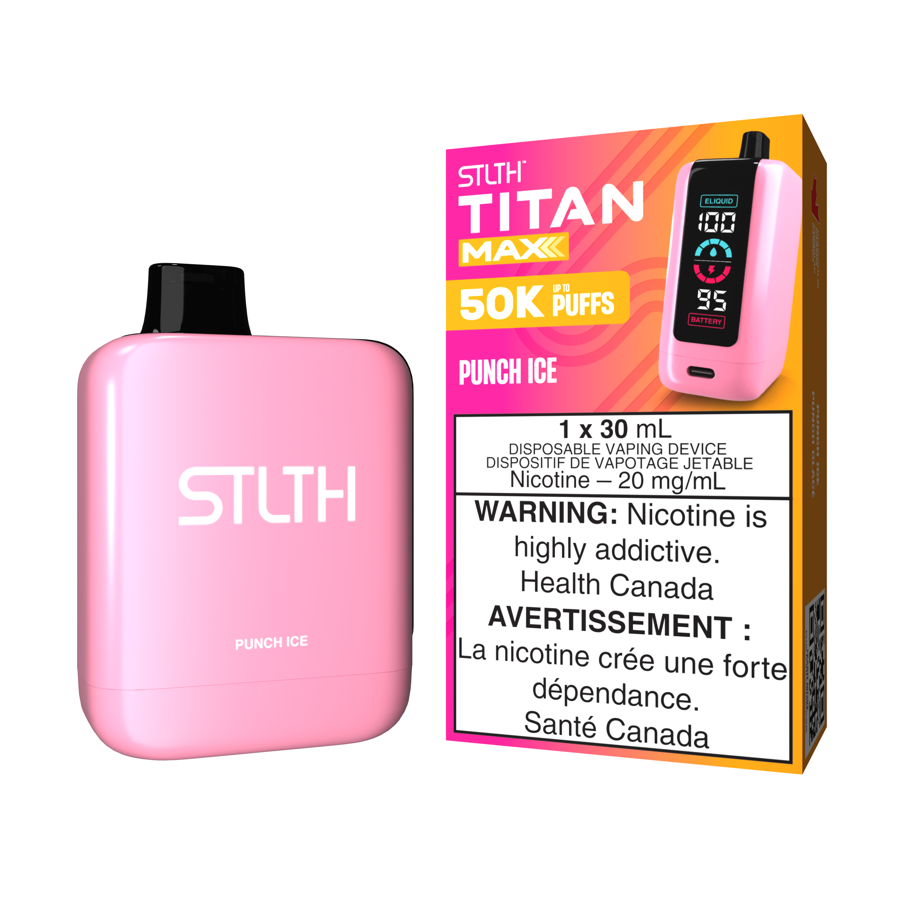 PUNCH ICE - STLTH TITAN MAX DISPOSABLE (30mL)