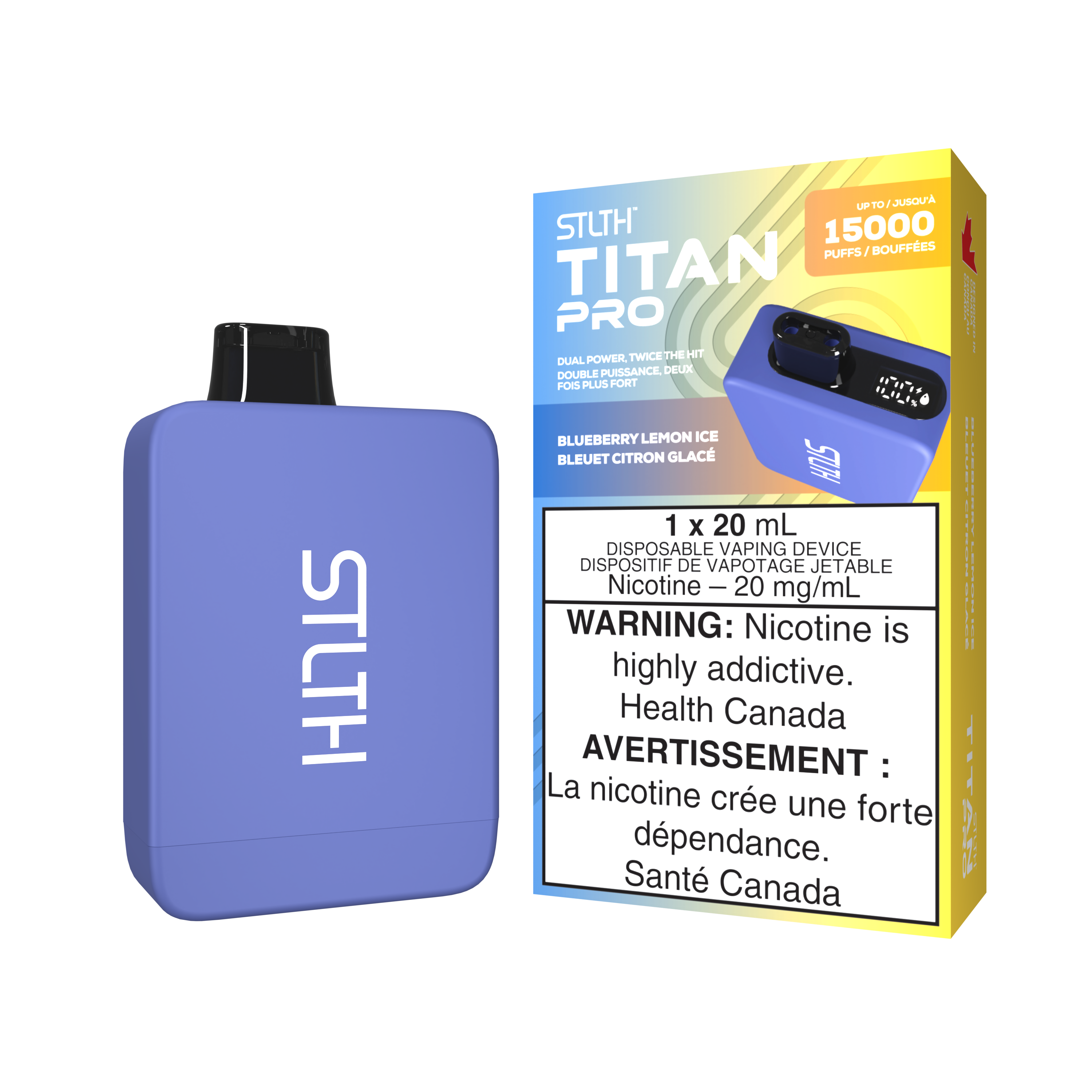 BLUEBERRY LEMON ICE - STLTH TITAN PRO (20mL)