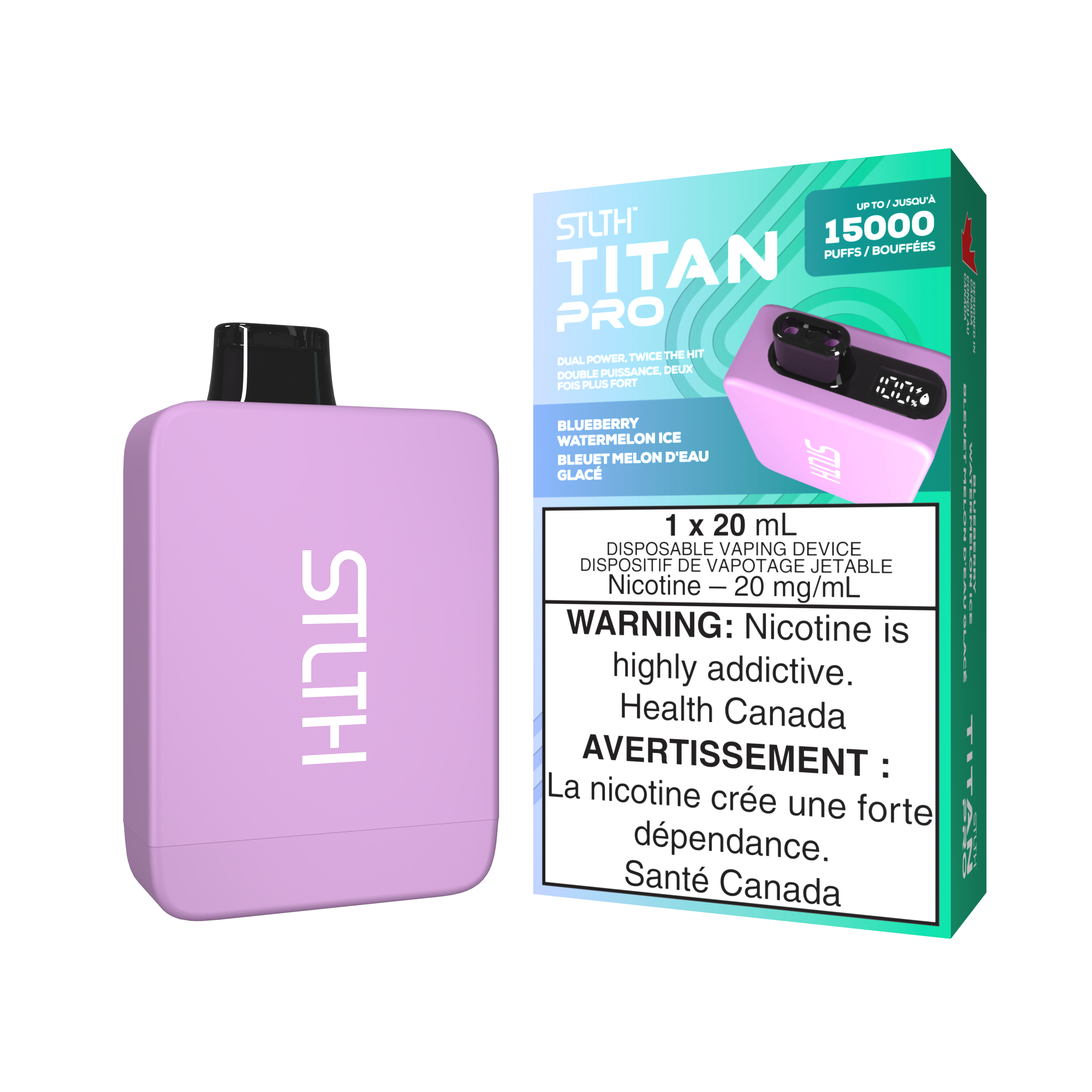 BLUEBERRY WATERMELON ICE - STLTH TITAN PRO (20mL)