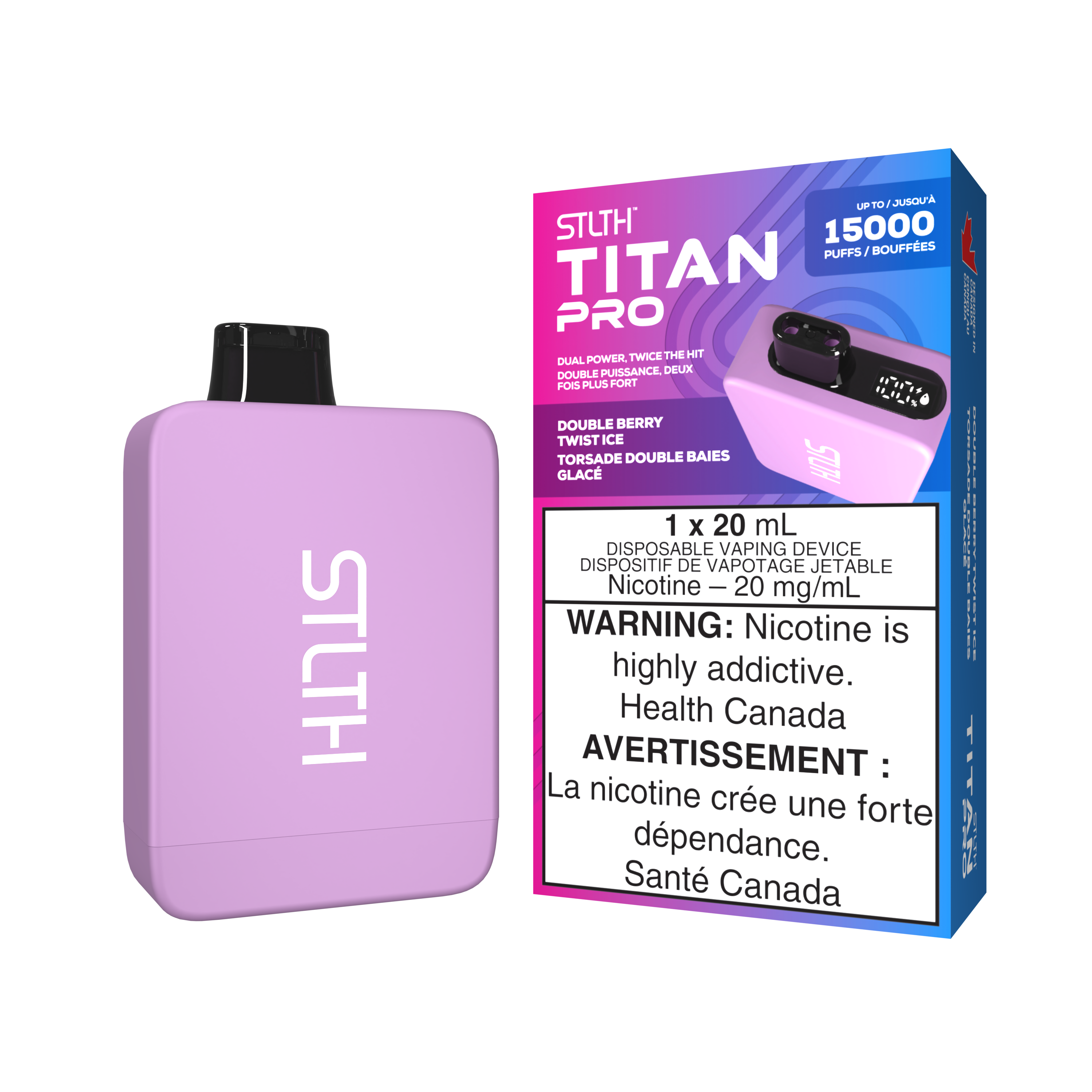DOUBLE BERRY TWIST ICE - STLTH TITAN PRO (20mL)