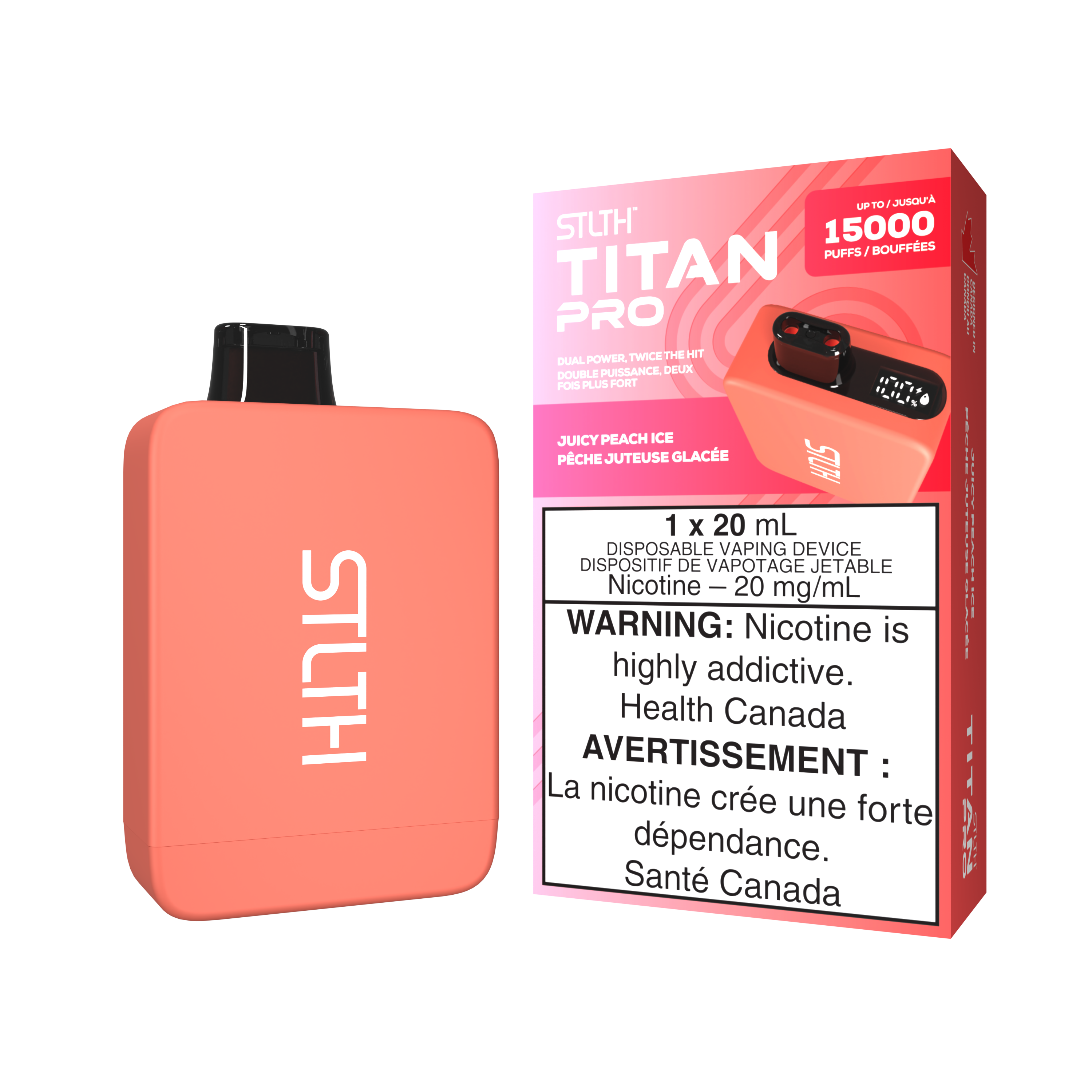 JUICY PEACH ICE - STLTH TITAN PRO (20mL)