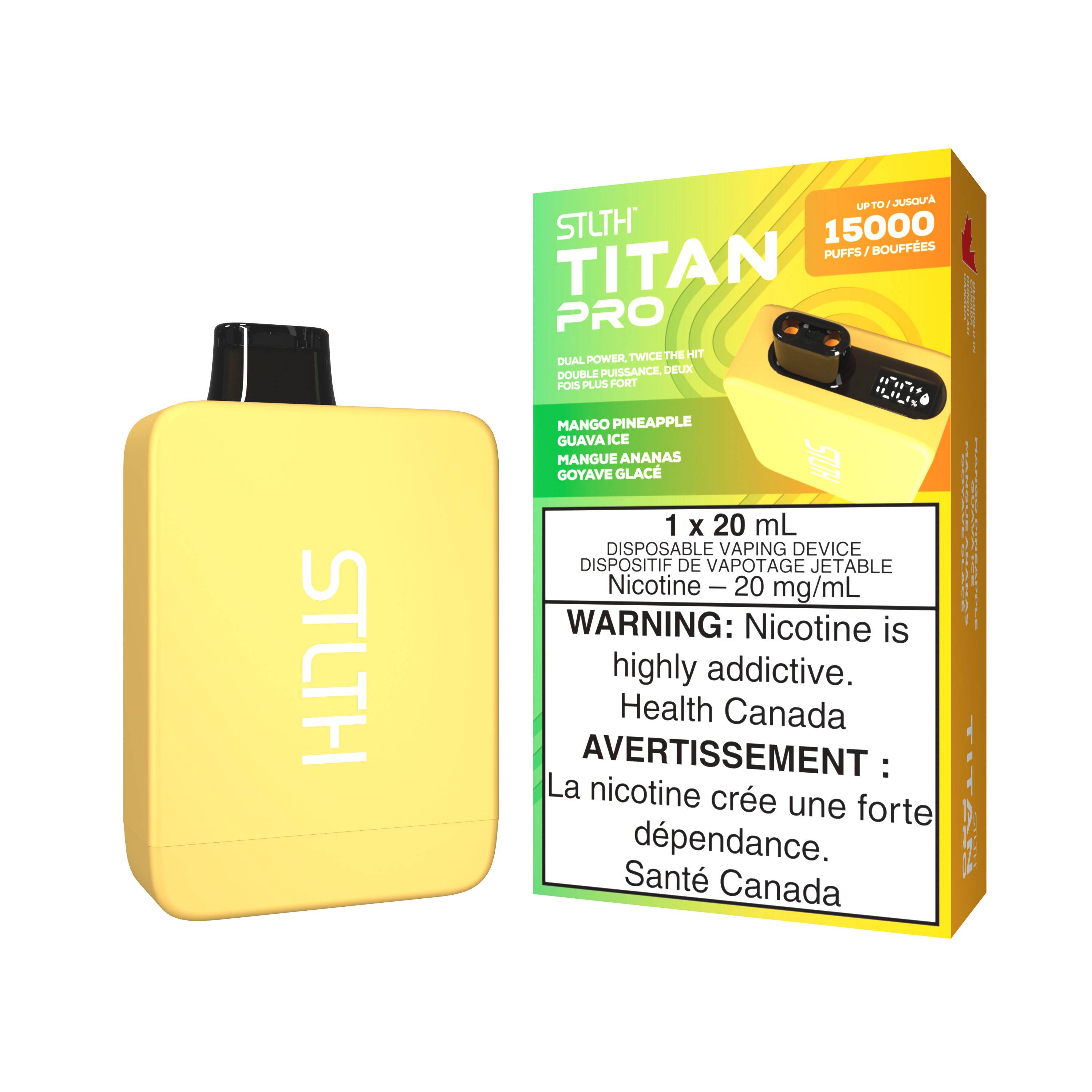 MANGO PINEAPPLE GUAVA ICE - STLTH TITAN PRO (20mL)