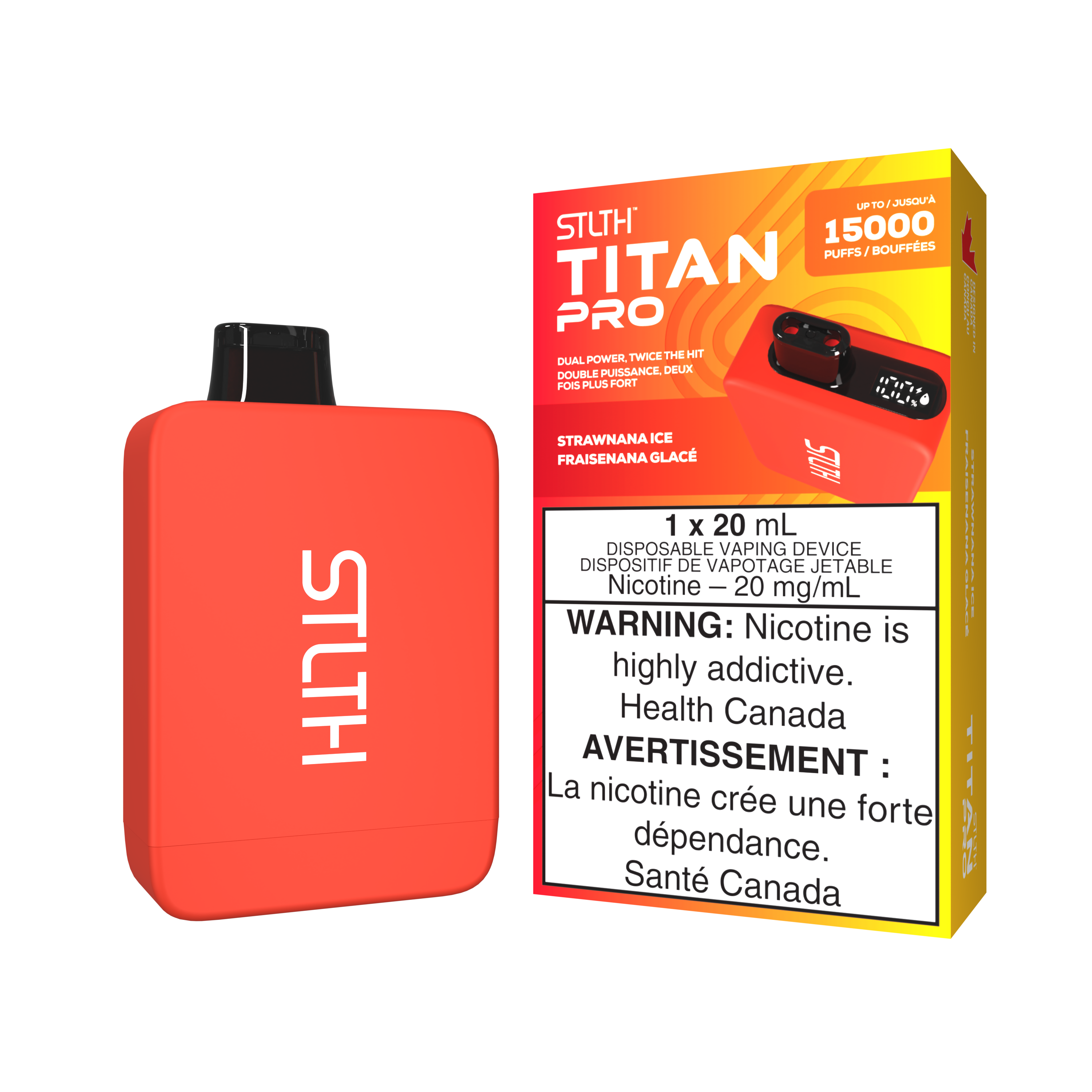 STRAWNANA ICE - STLTH TITAN PRO (20mL)