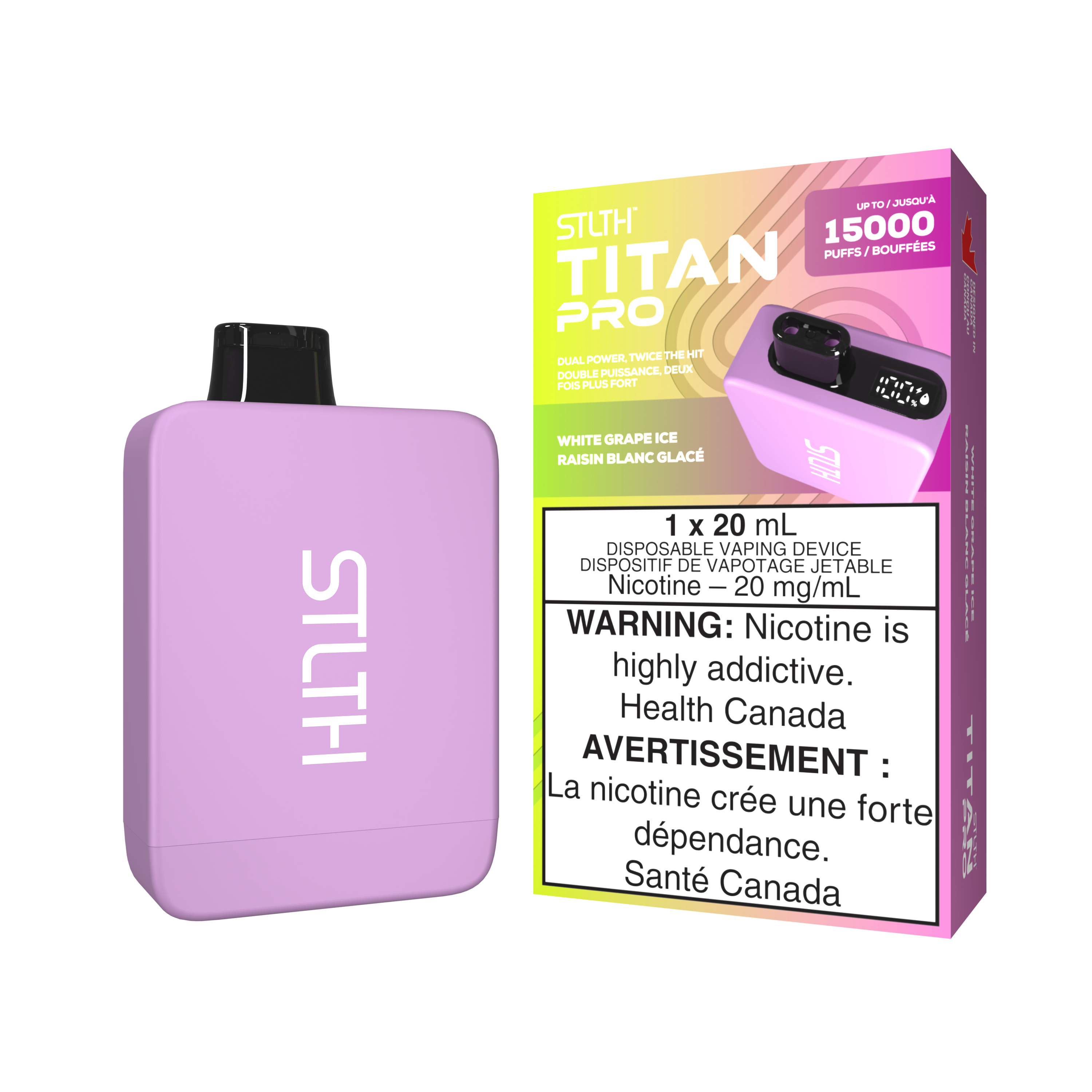 WHITE GRAPE ICE - STLTH TITAN PRO (20mL)