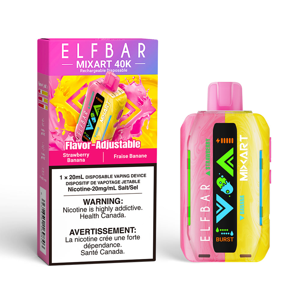 STRAWBERRY BANANA - ELFBAR MIXART 40K (20mL)