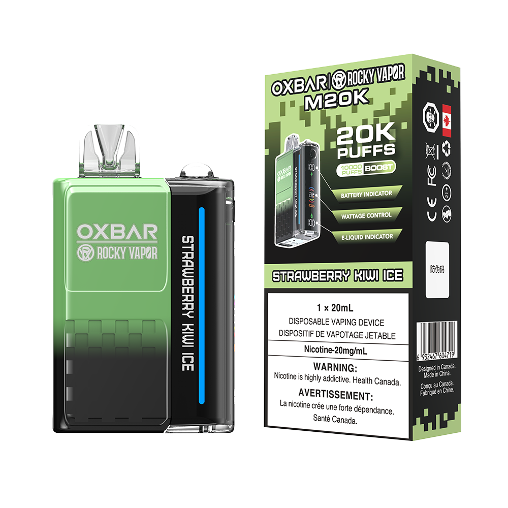 STRAWBERRY KIWI ICE - OXBAR M20K BY ROCKY VAPOR
