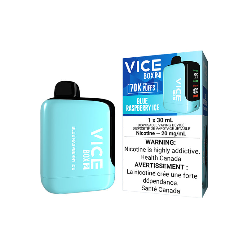 BLUE RASPBERRY ICE - VICE BOX 2 DISPOSABLE