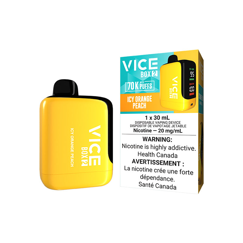 ICY ORANGE PEACH - VICE BOX 2 DISPOSABLE