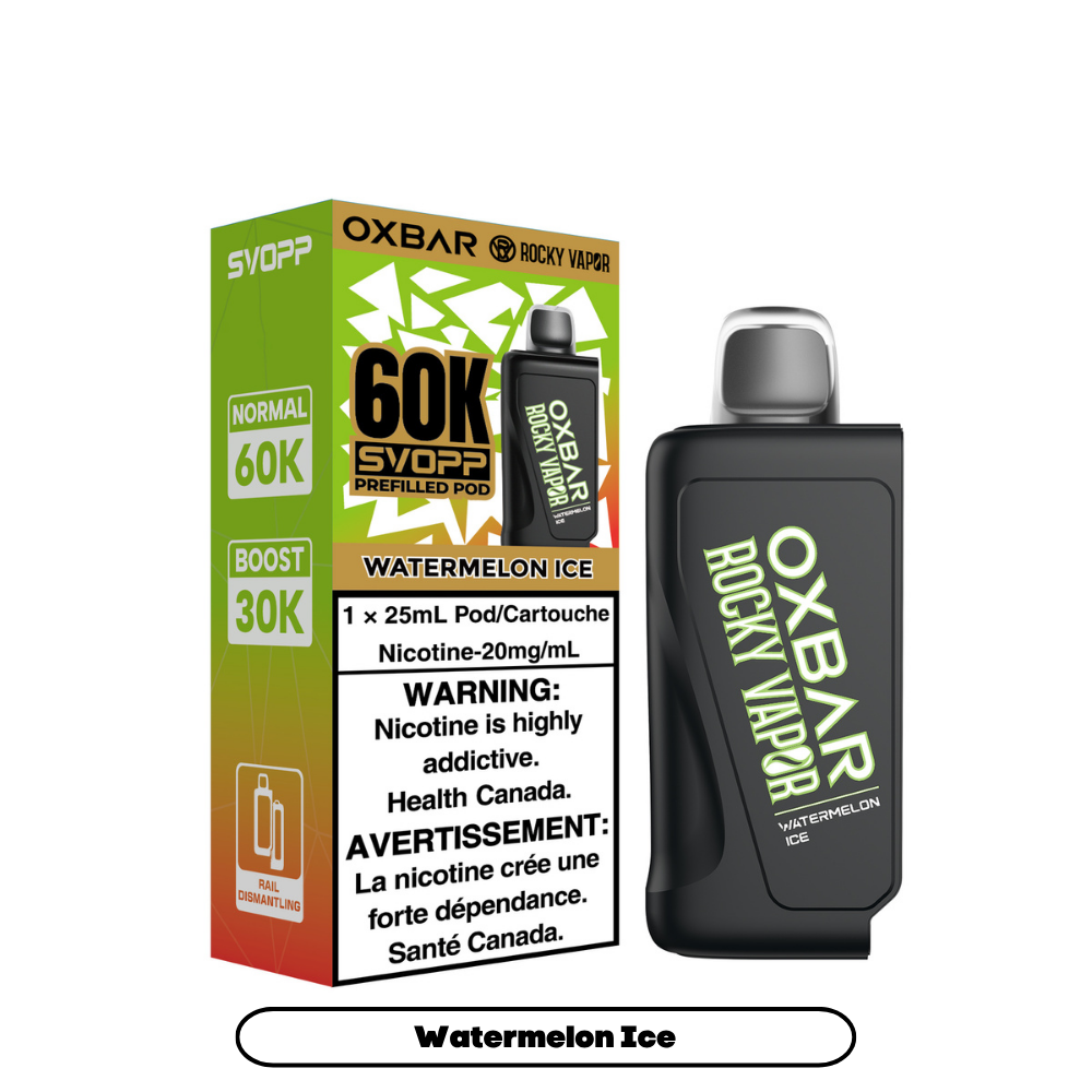 WATERMELON ICE - OXBAR SVOPP 60K POD SYSTEM (SVOPP DEVICE REQUIRED)