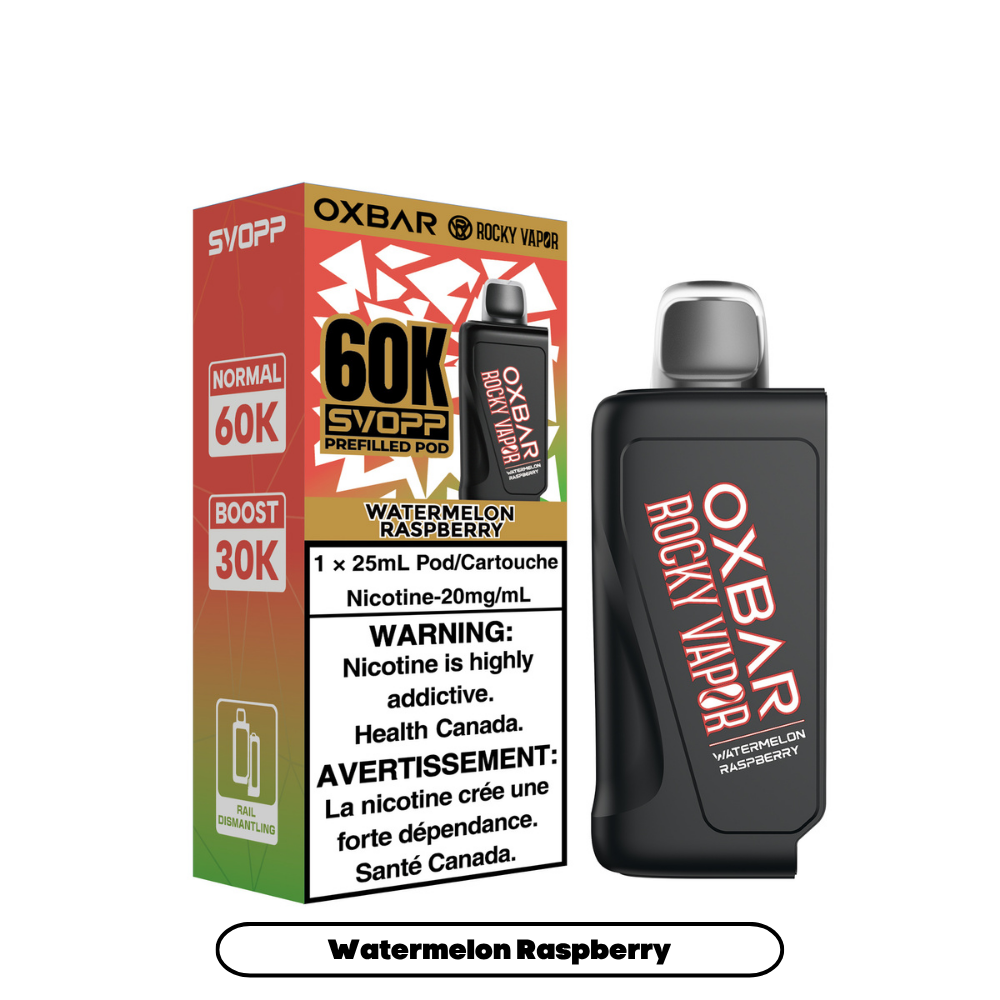 WATERMELON RASPBERRY - OXBAR SVOPP 60K POD SYSTEM (SVOPP DEVICE REQUIRED)