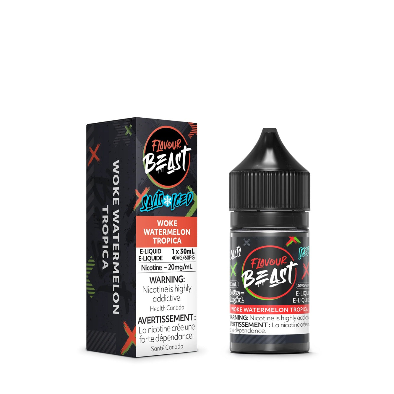 WOKE WATERMELON TROPICA - FLAVOUR BEAST E LIQUID (30mL)