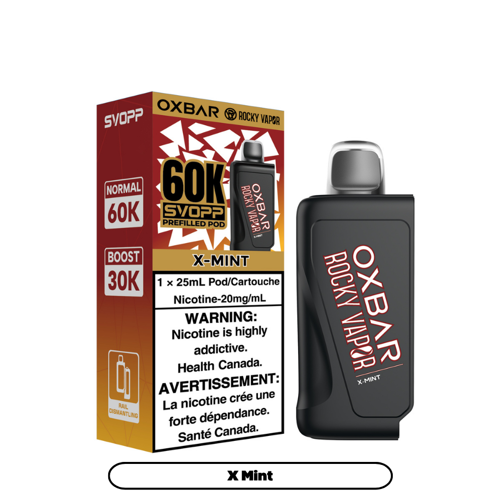 X-MINT - OXBAR SVOPP 60K POD SYSTEM (SVOPP DEVICE REQUIRED)